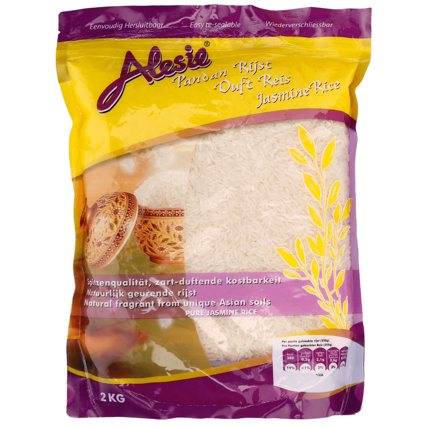 Alesie Pandan rijst