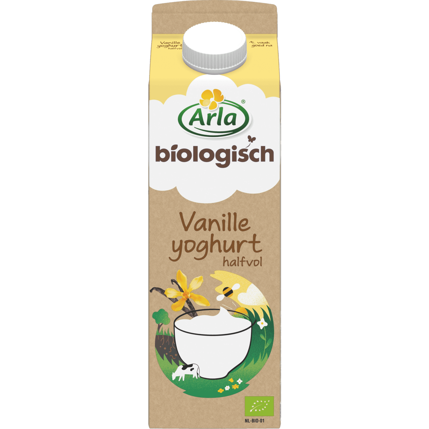 Arla Biologisch halfvolle yoghurt vanille