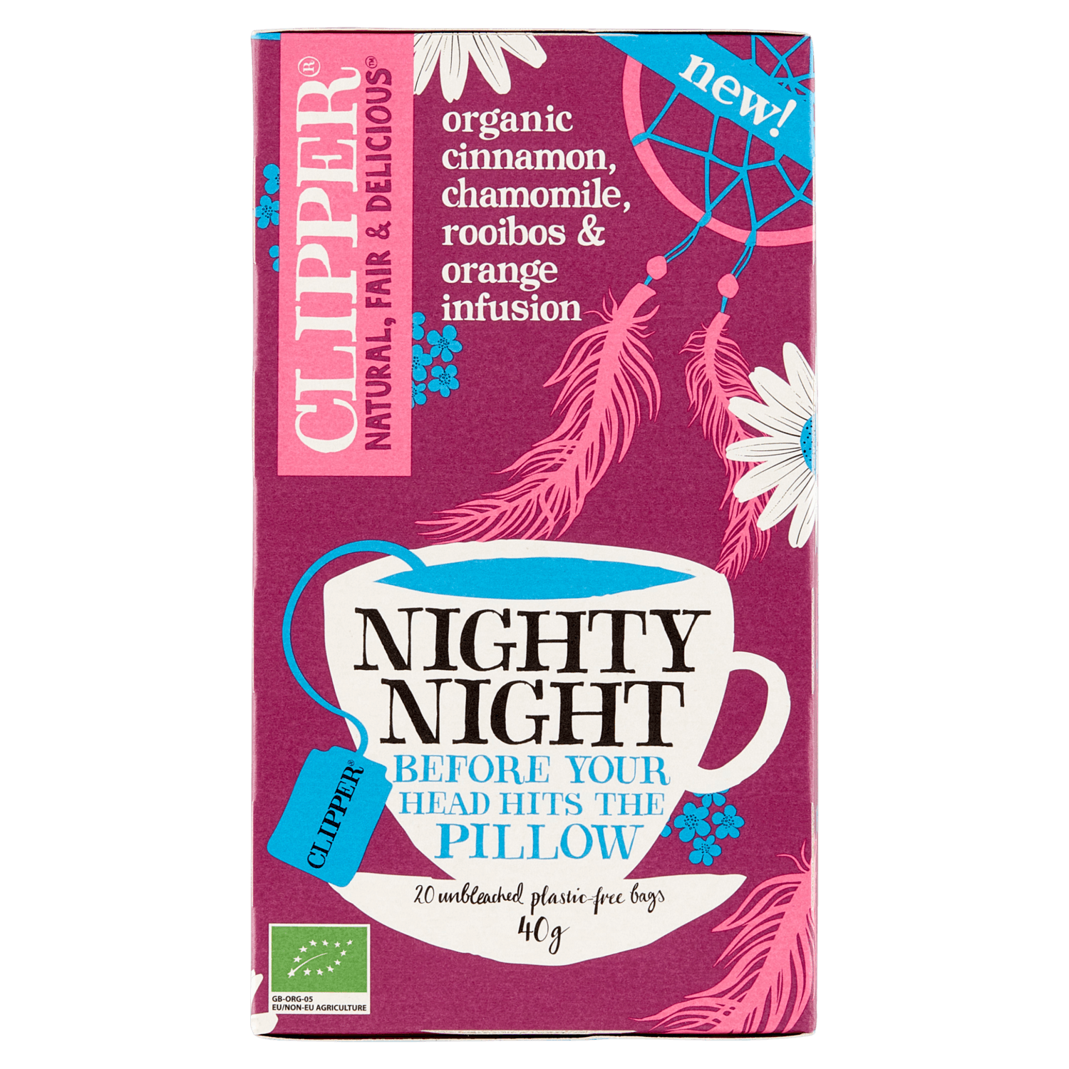 Clipper Kruidenthee nighty night