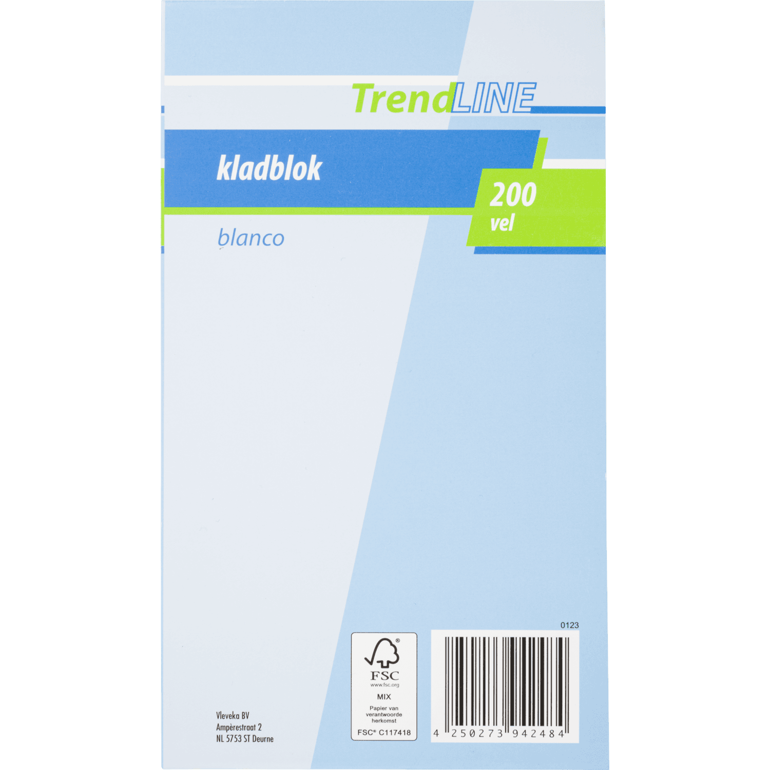 Trendline Kladblok 200 vel