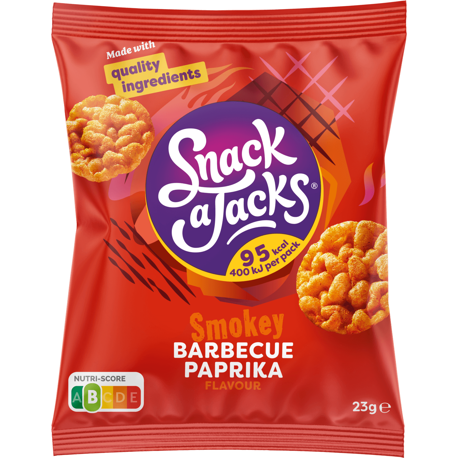 Snack a Jacks Crispy bbq paprika