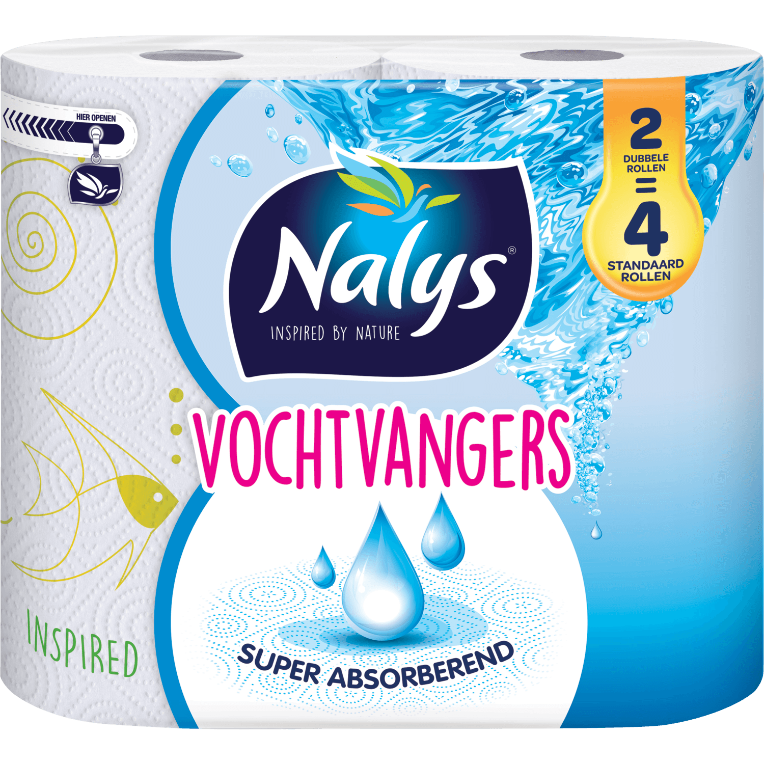 Nalys Vochtvangers dubbelrol 2 is 4