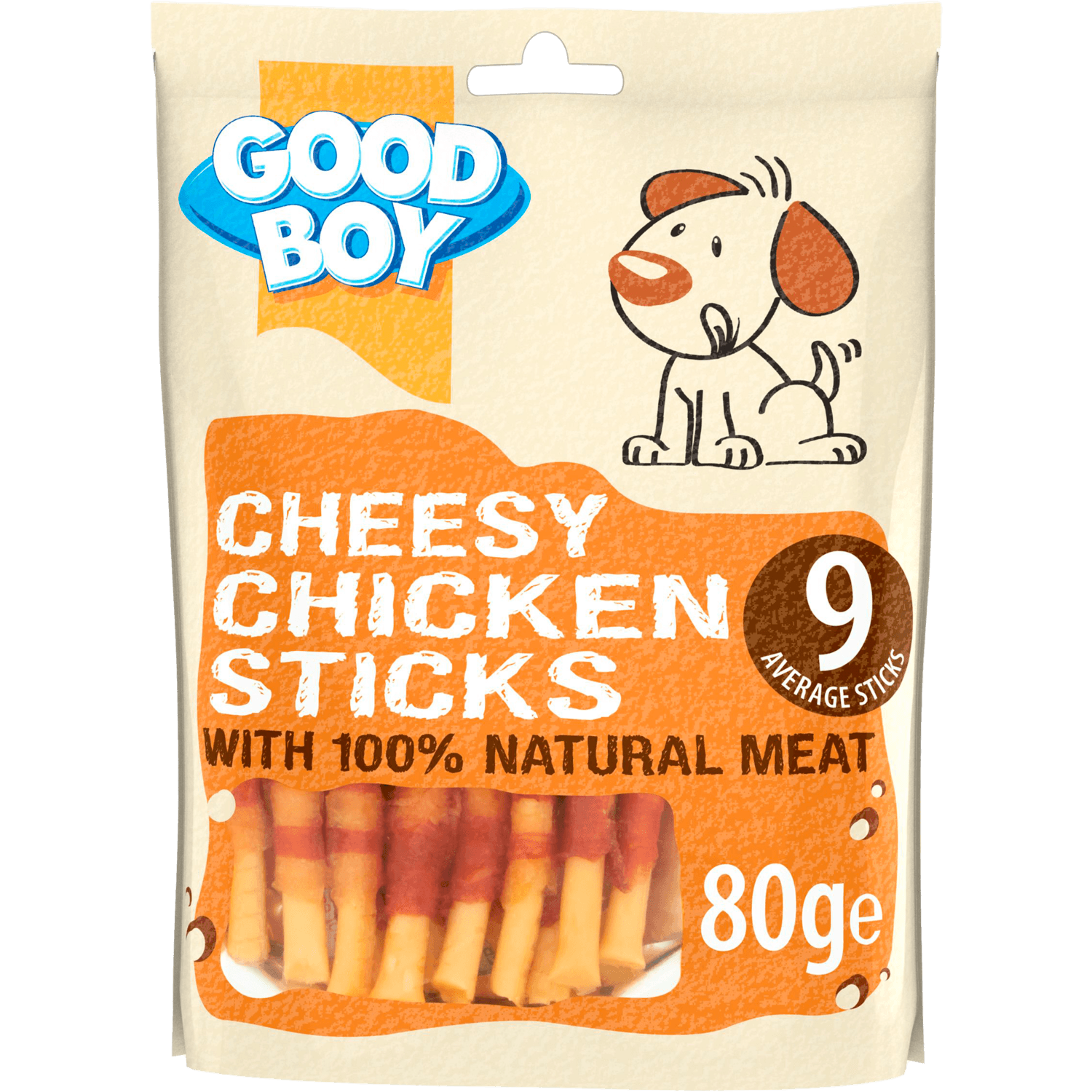 Good Boy Hondensnacks cheesy chicken sticks