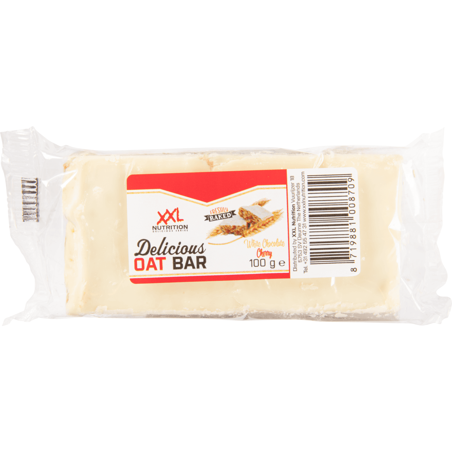XXL NUTRITION Delicious oat bar wit choco kers