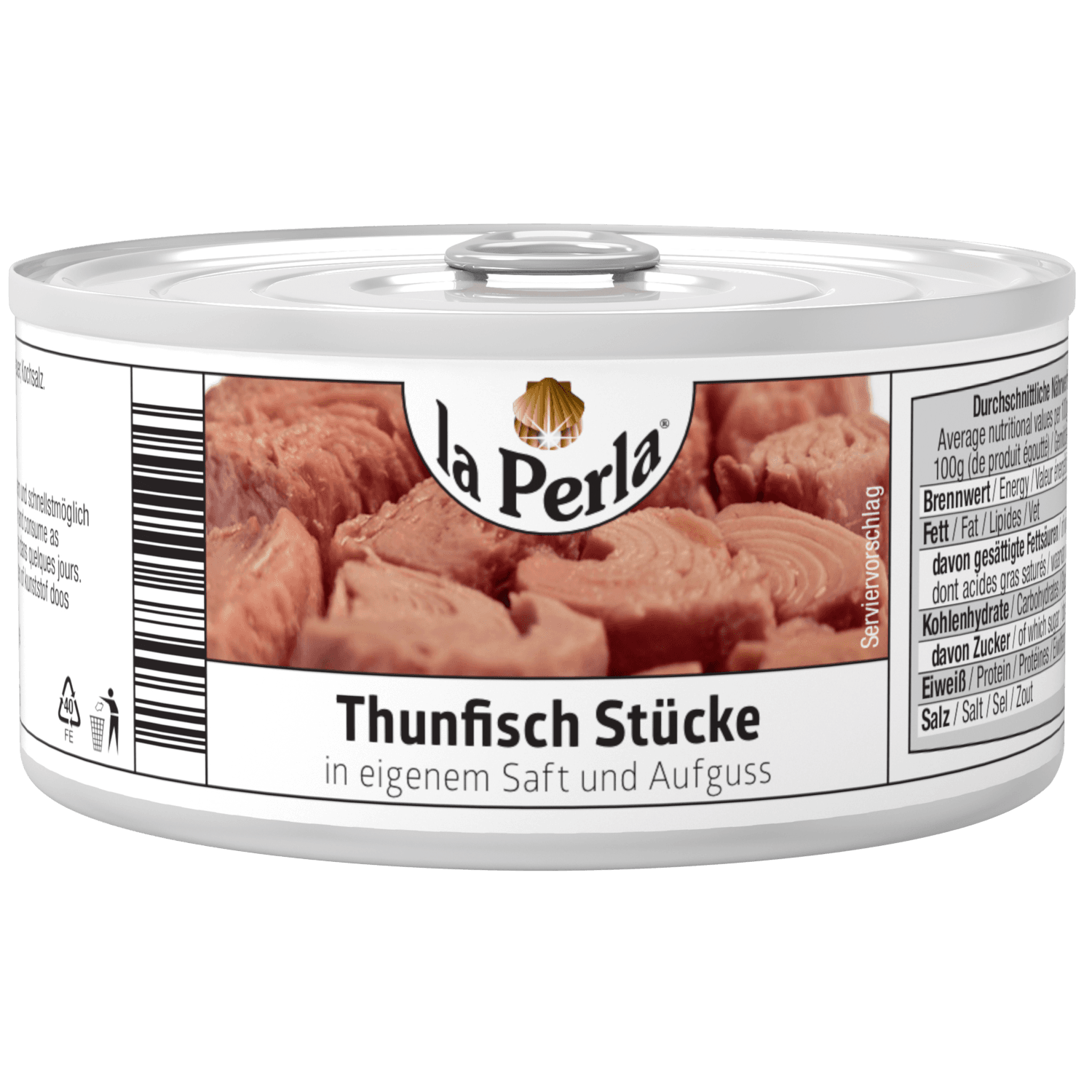 La Perla Tonijnstukken in water