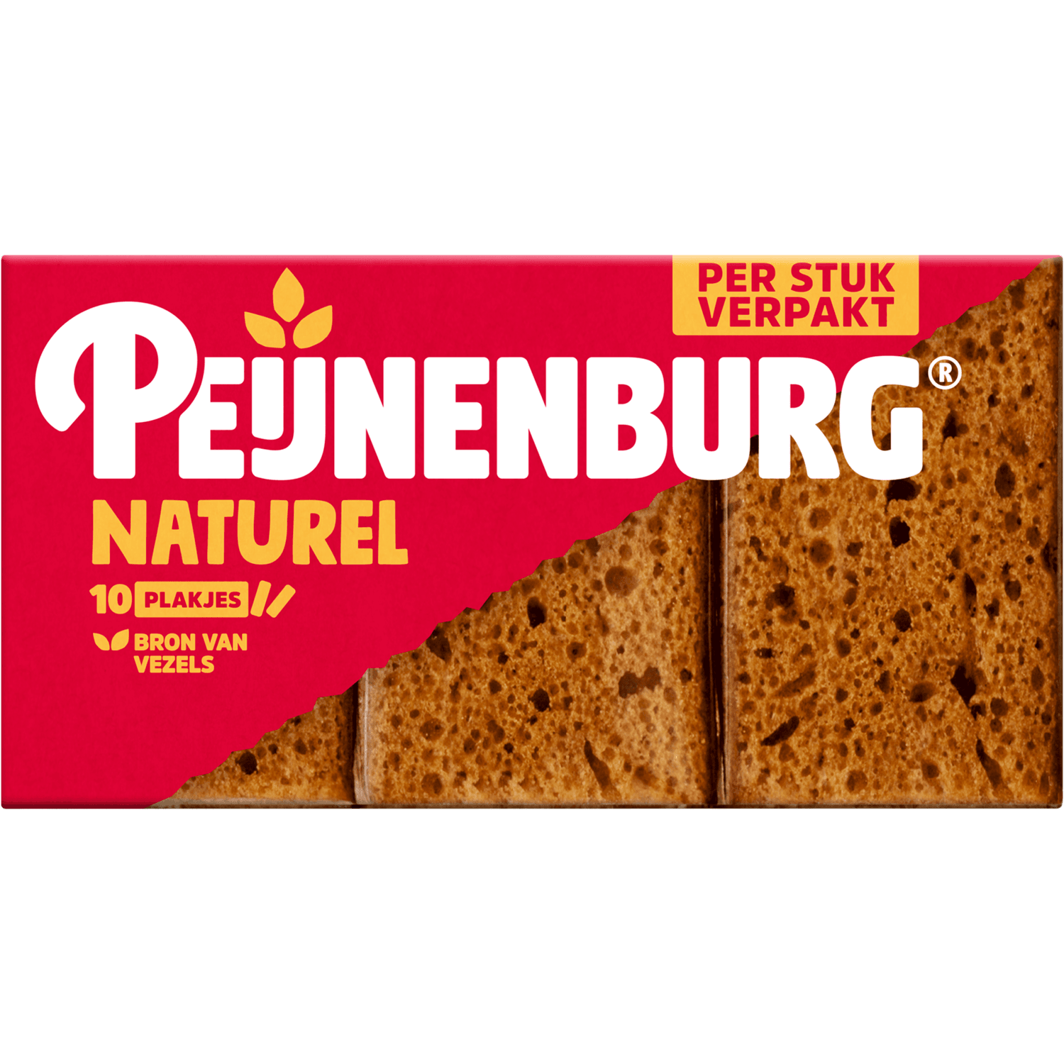 Peijnenburg Ontbijtkoek naturel portieverpakking