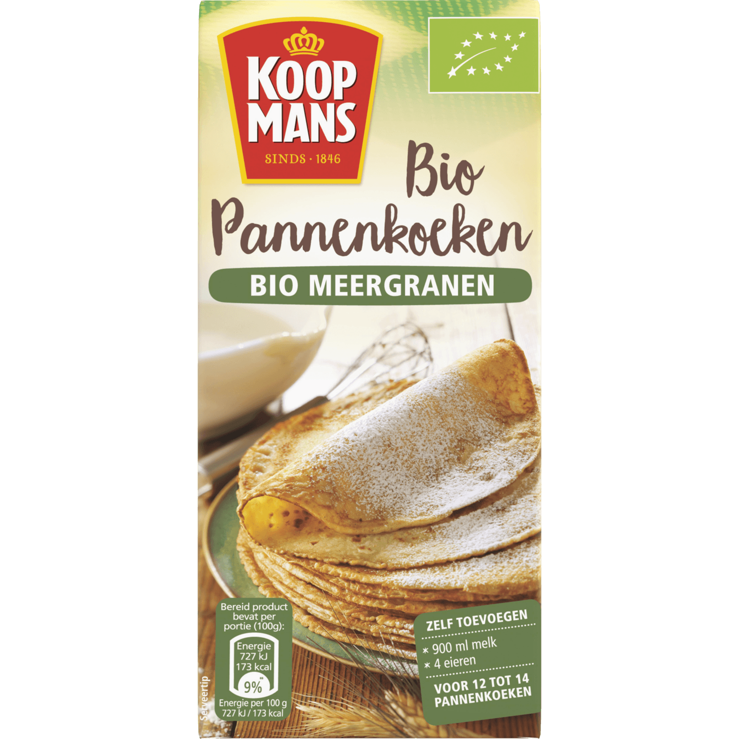 Koopmans Bio pannenkoekmix meergranen