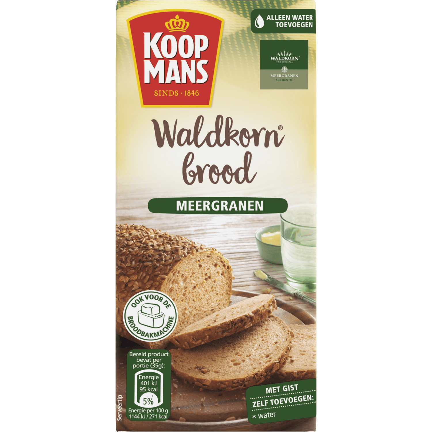 Koopmans Broodmix waldkorn