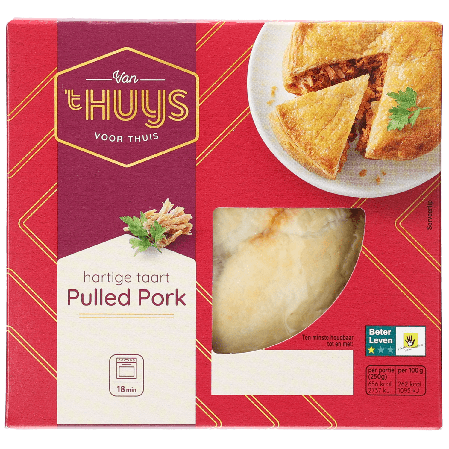 Van 't Huijs Hartige taart pulled pork