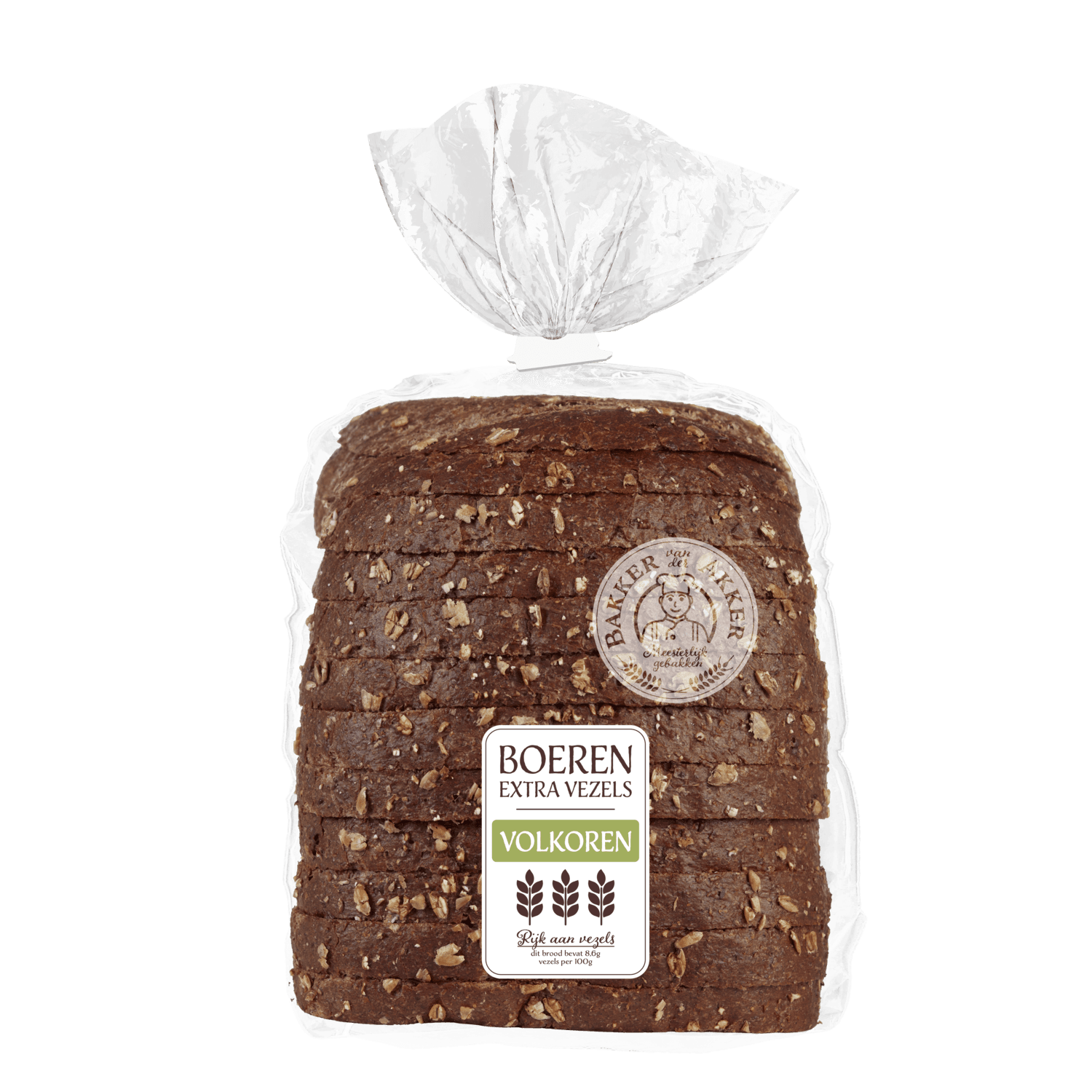 Bakker van der Akker Boeren Extra vezels volkoren half