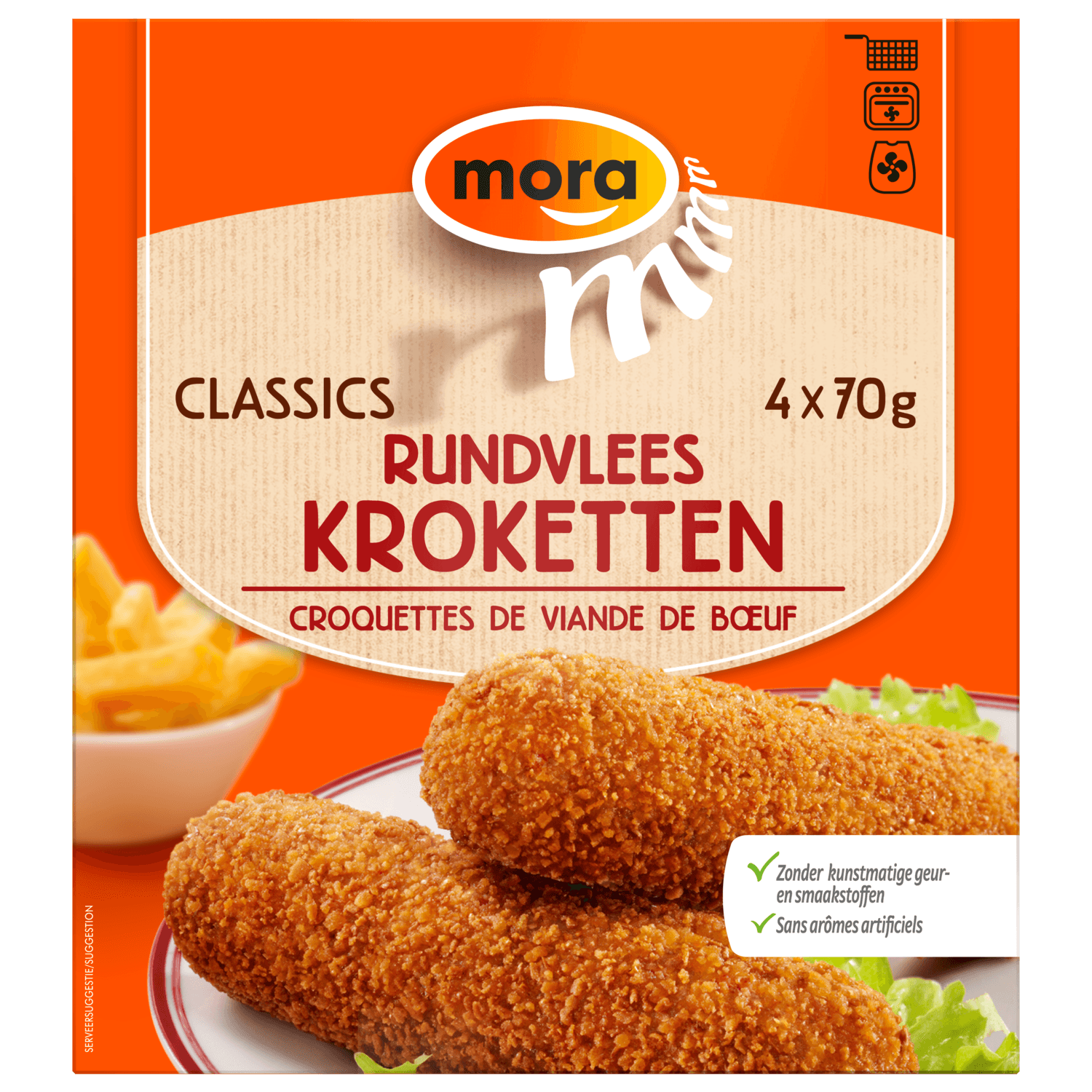 Mora Rundvlees kroketten 4 stuks