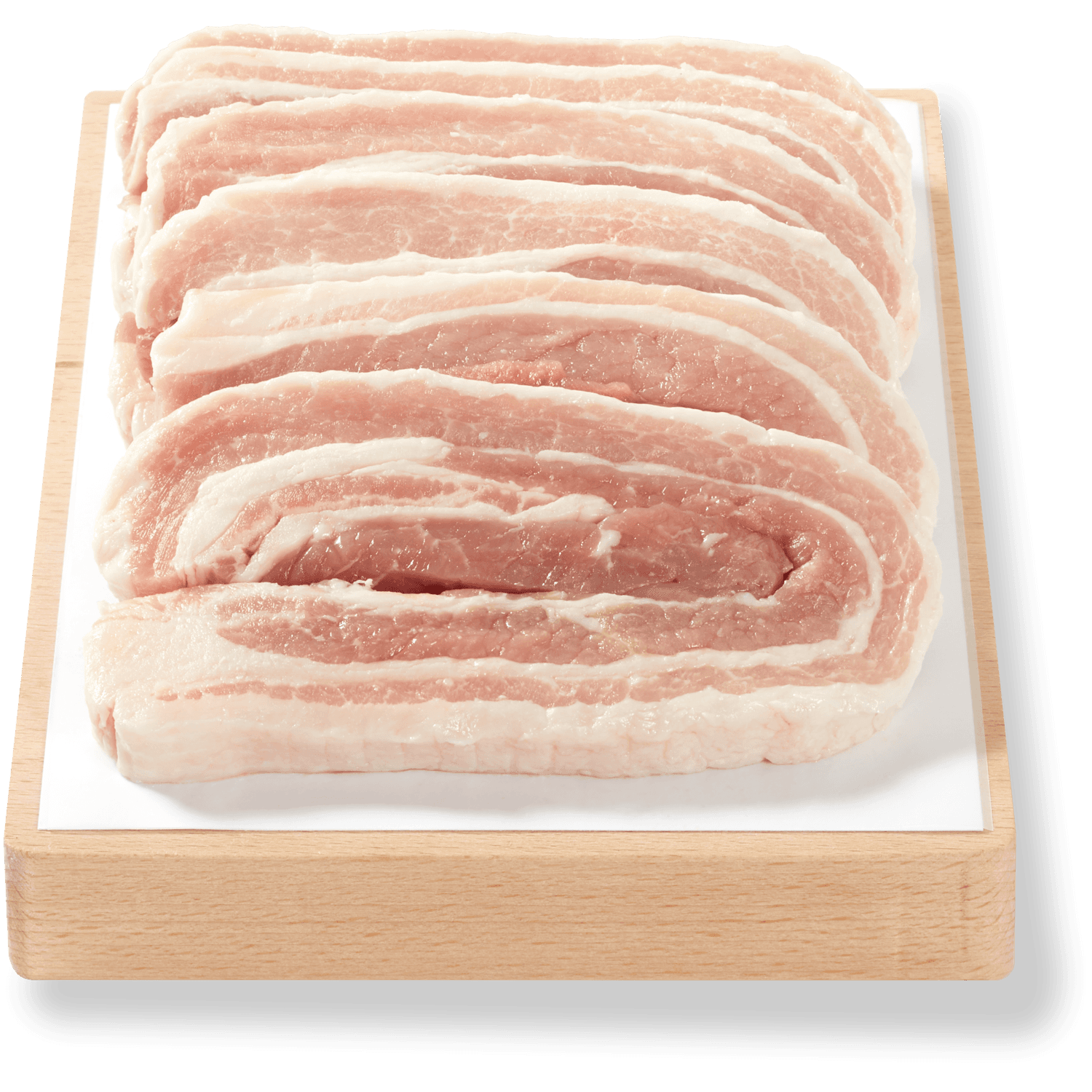 Speklap naturel 6 st.