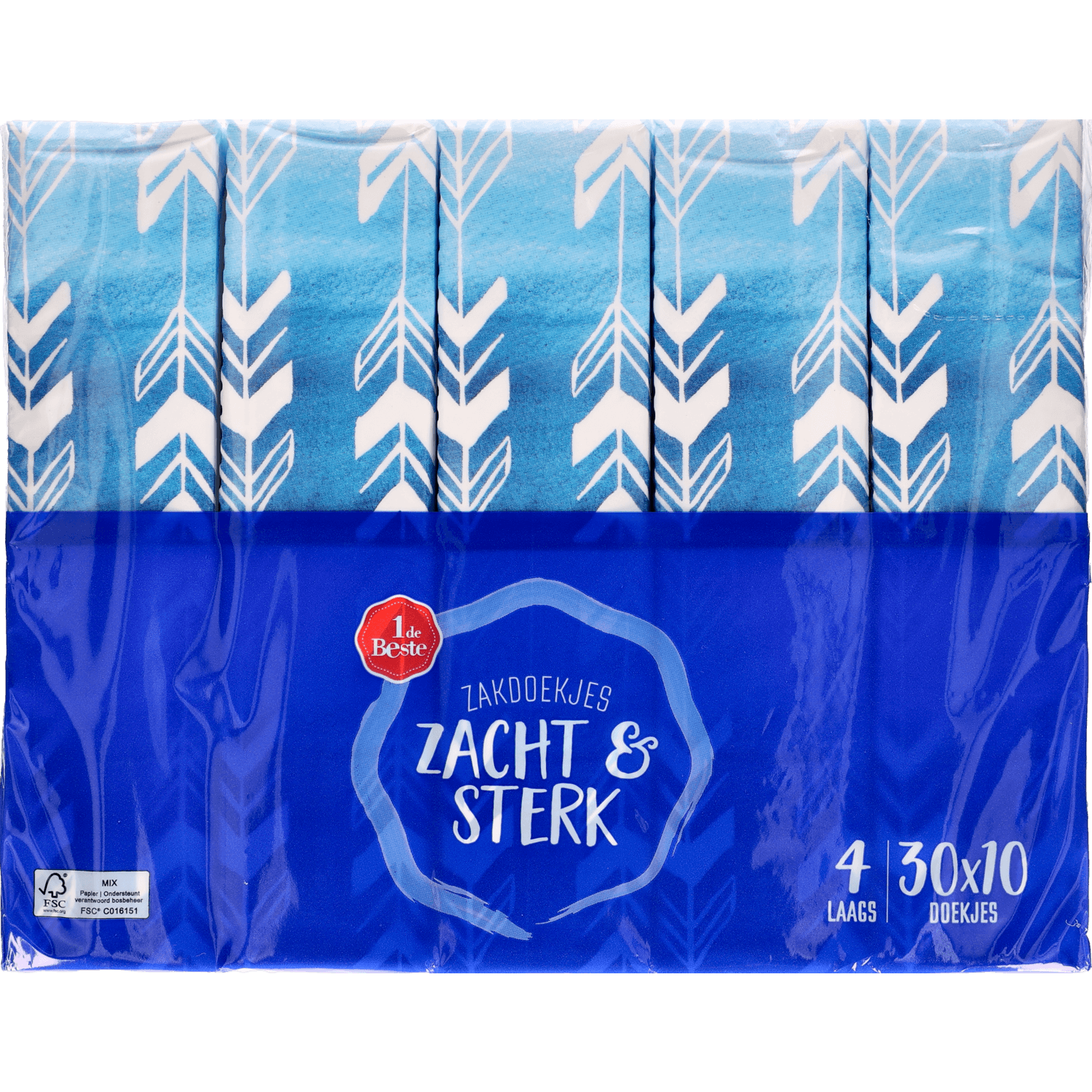 1 De Beste Zakdoekjes 4-laags