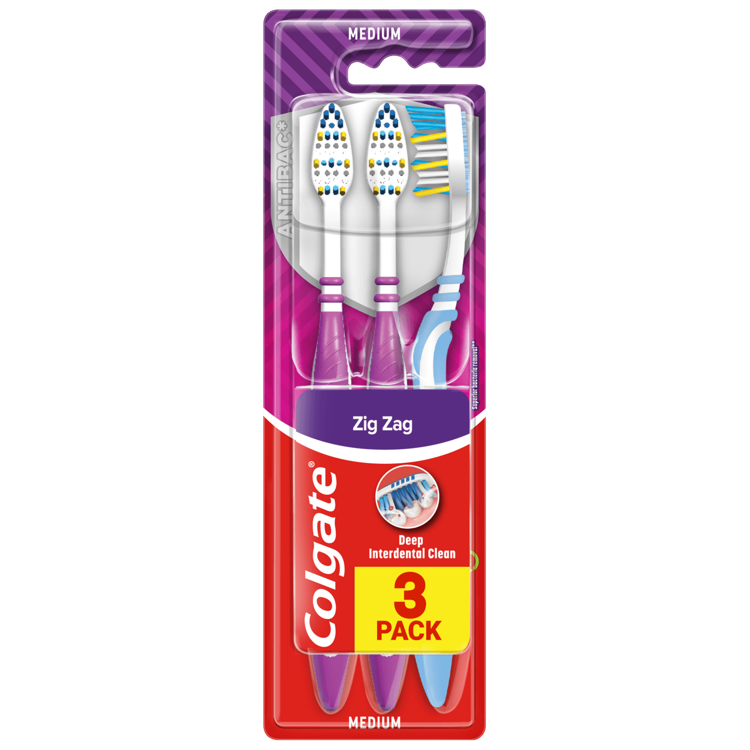 Colgate Tandenborstel zig zag medium