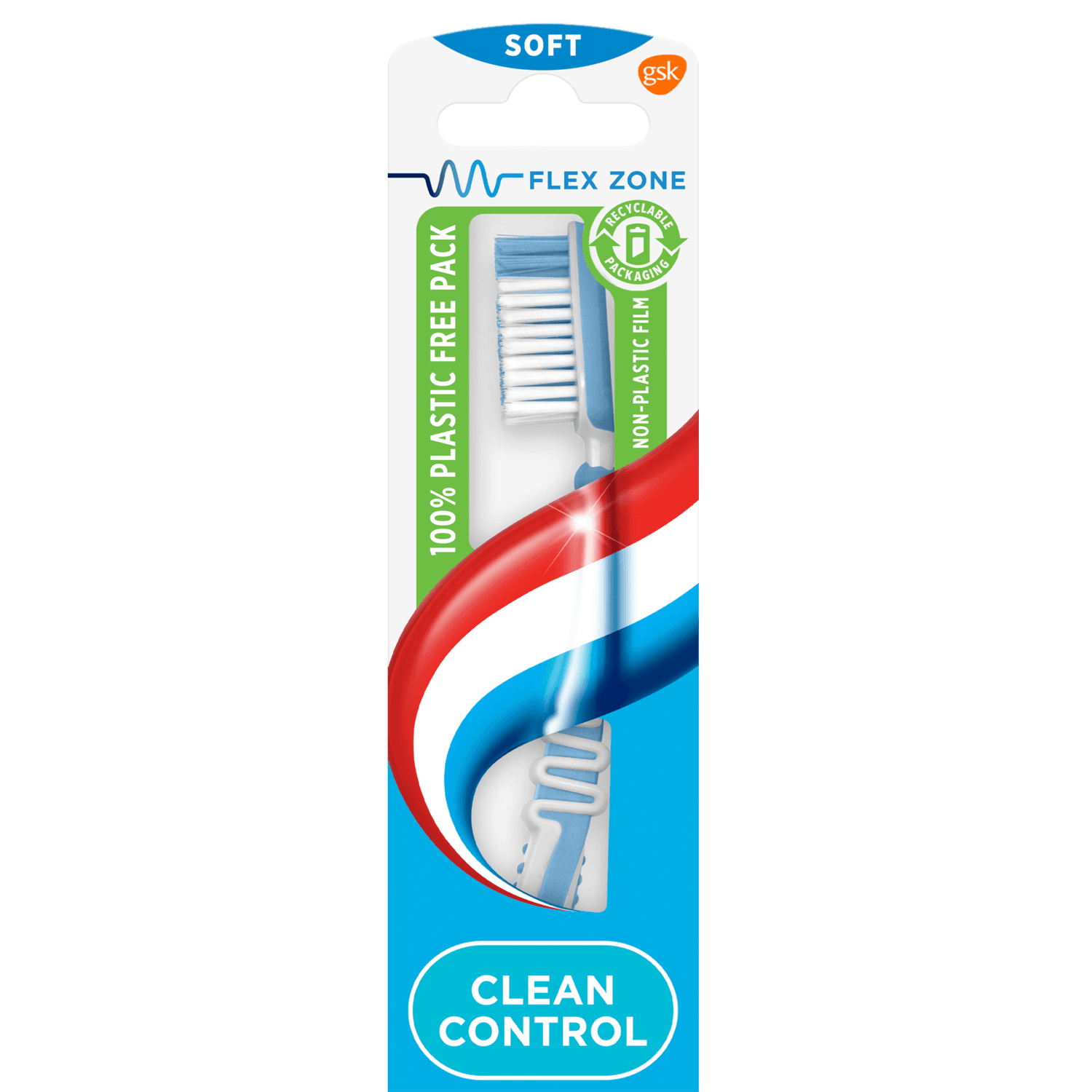 Aquafresh Tandenborstel clean control soft