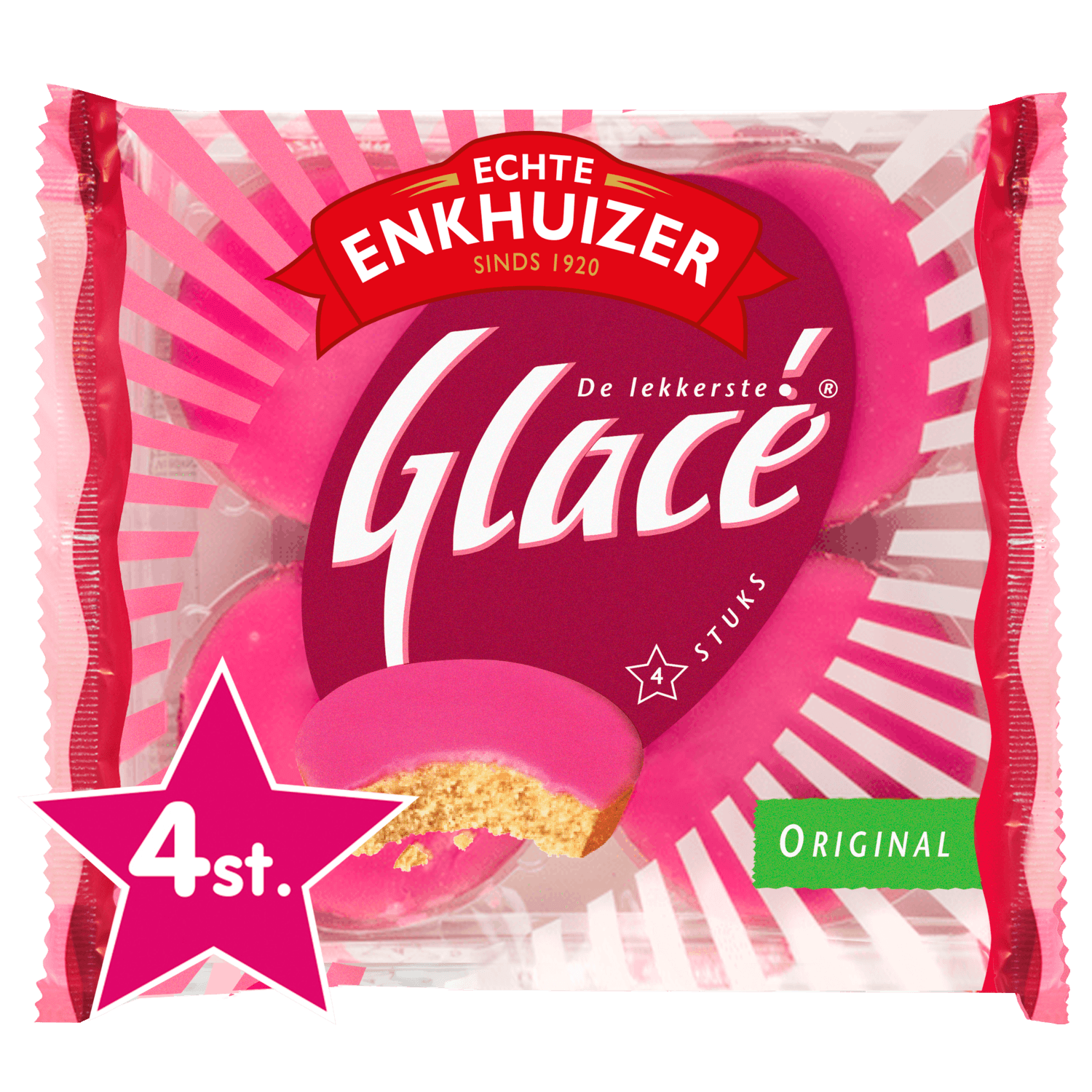 Echte Enkhuizer Glacé original 4 stuks