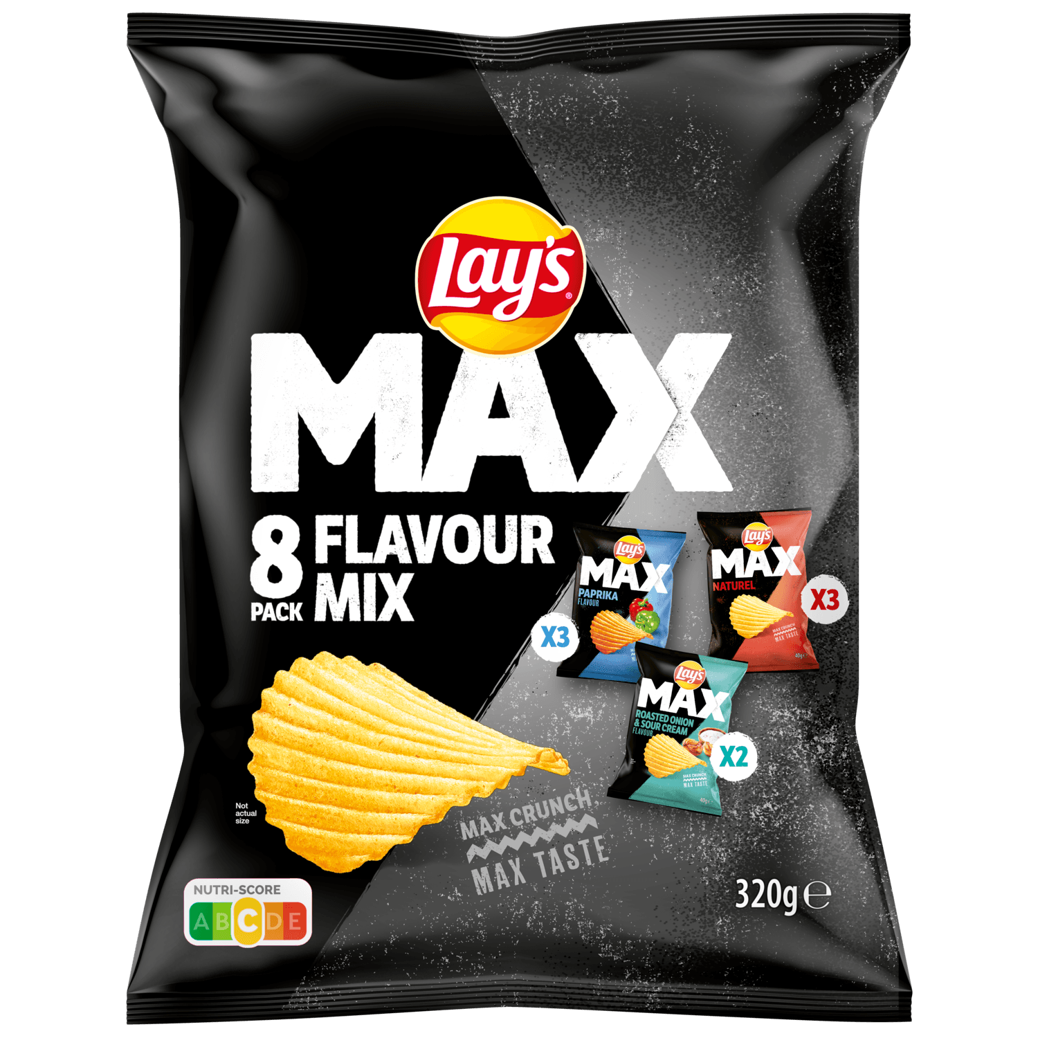 Lay's Ribbelchips max 8 st.