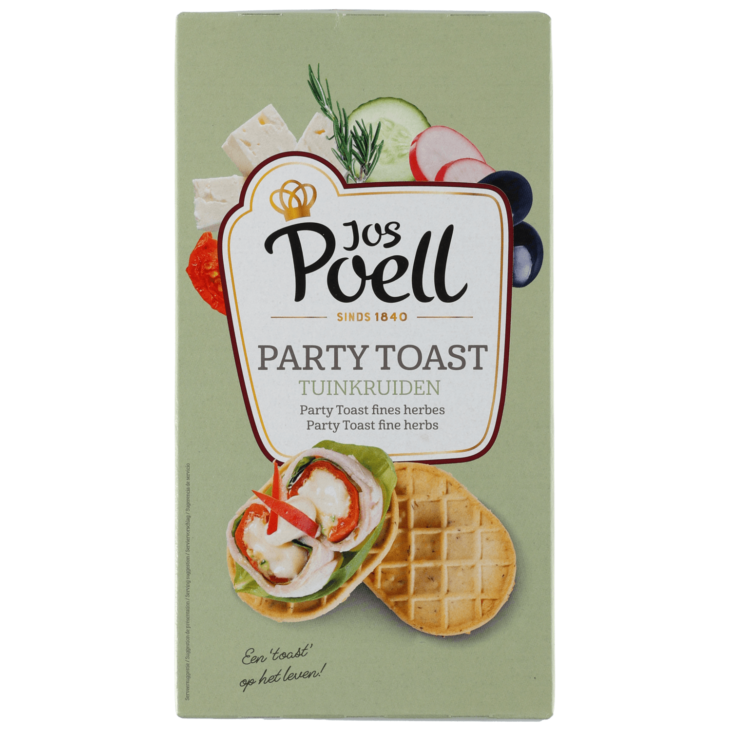 Jos Poell Party toast fijne tuinkruiden