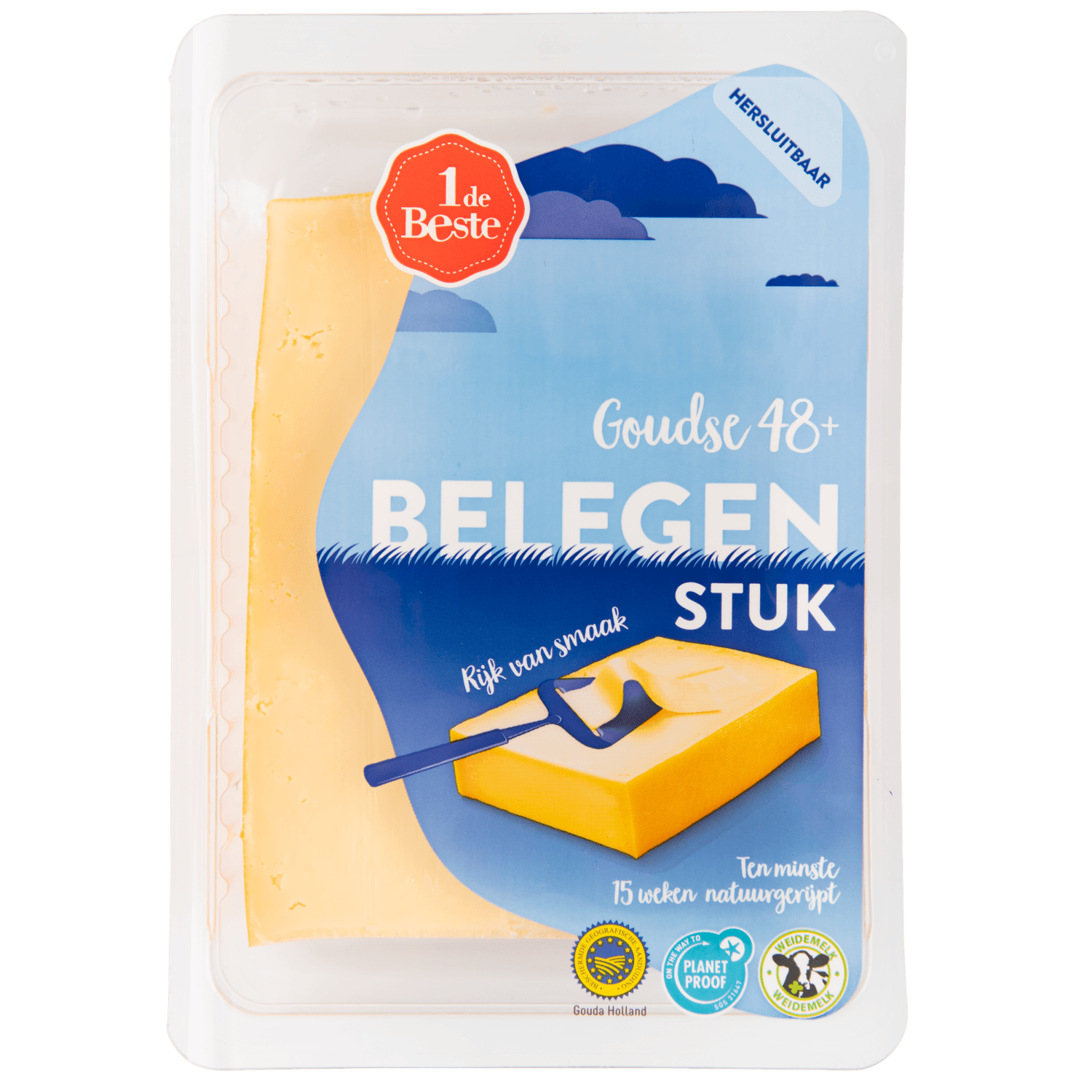 1 De Beste Belegen kaas 48+ stuk