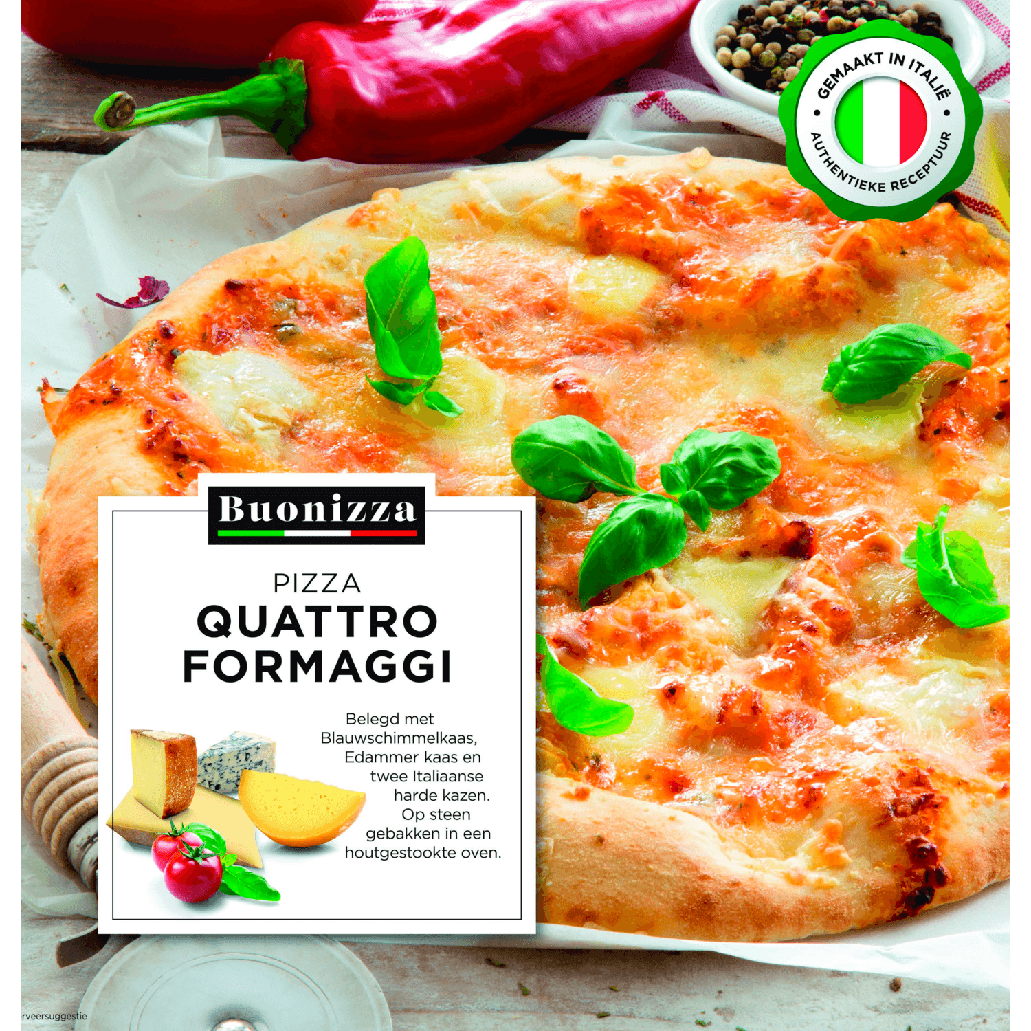 Buonizza Pizza quattro fromaggi