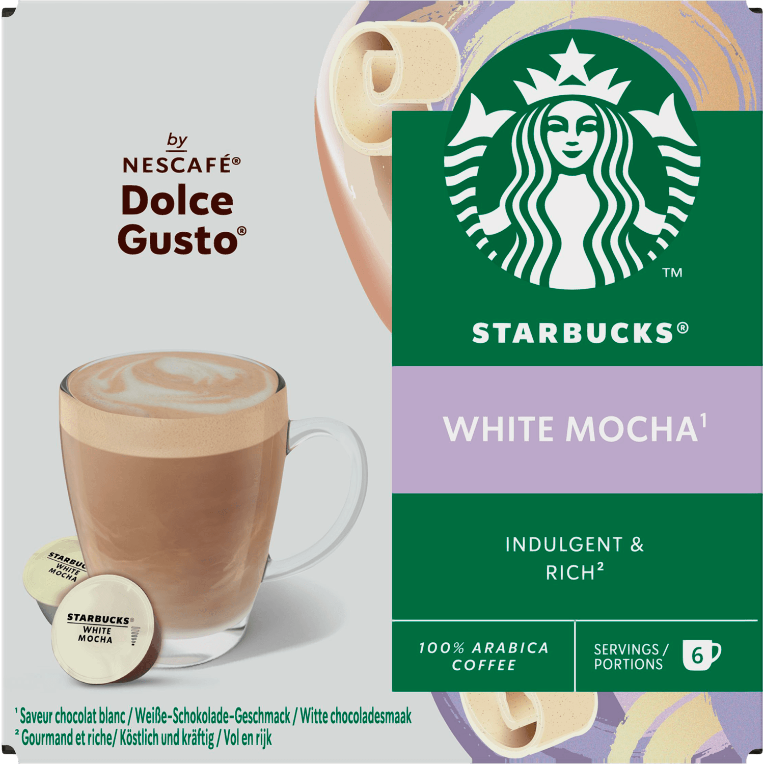 Starbucks Dolce gusto white chocolate