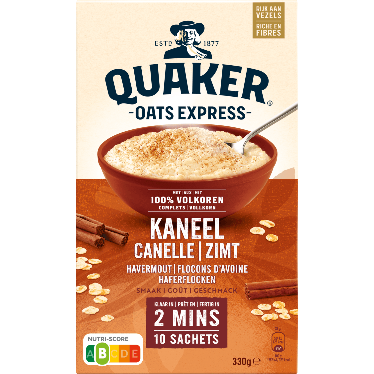 Quaker Havermout kaneel