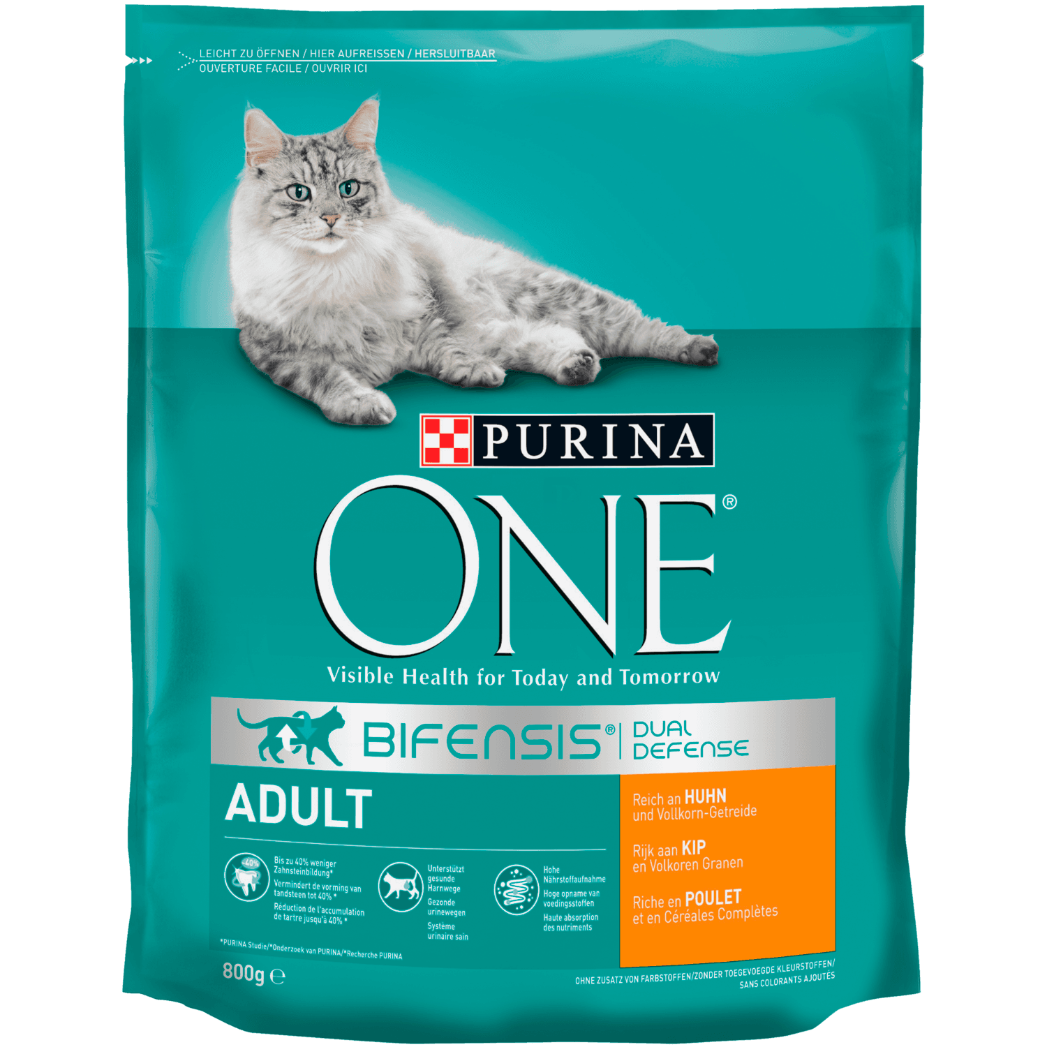 Purina One Kattenvoer adult kip & volkoren granen