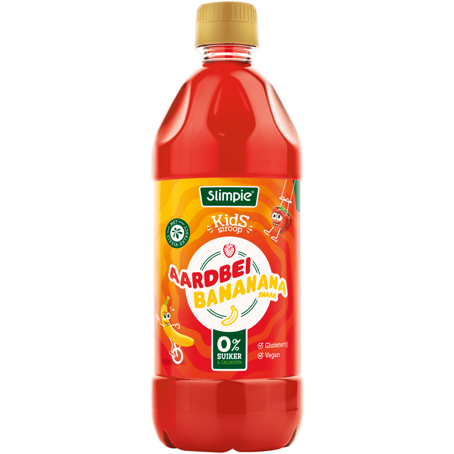 Slimpie Kids limonadesiroop aardbei banaan