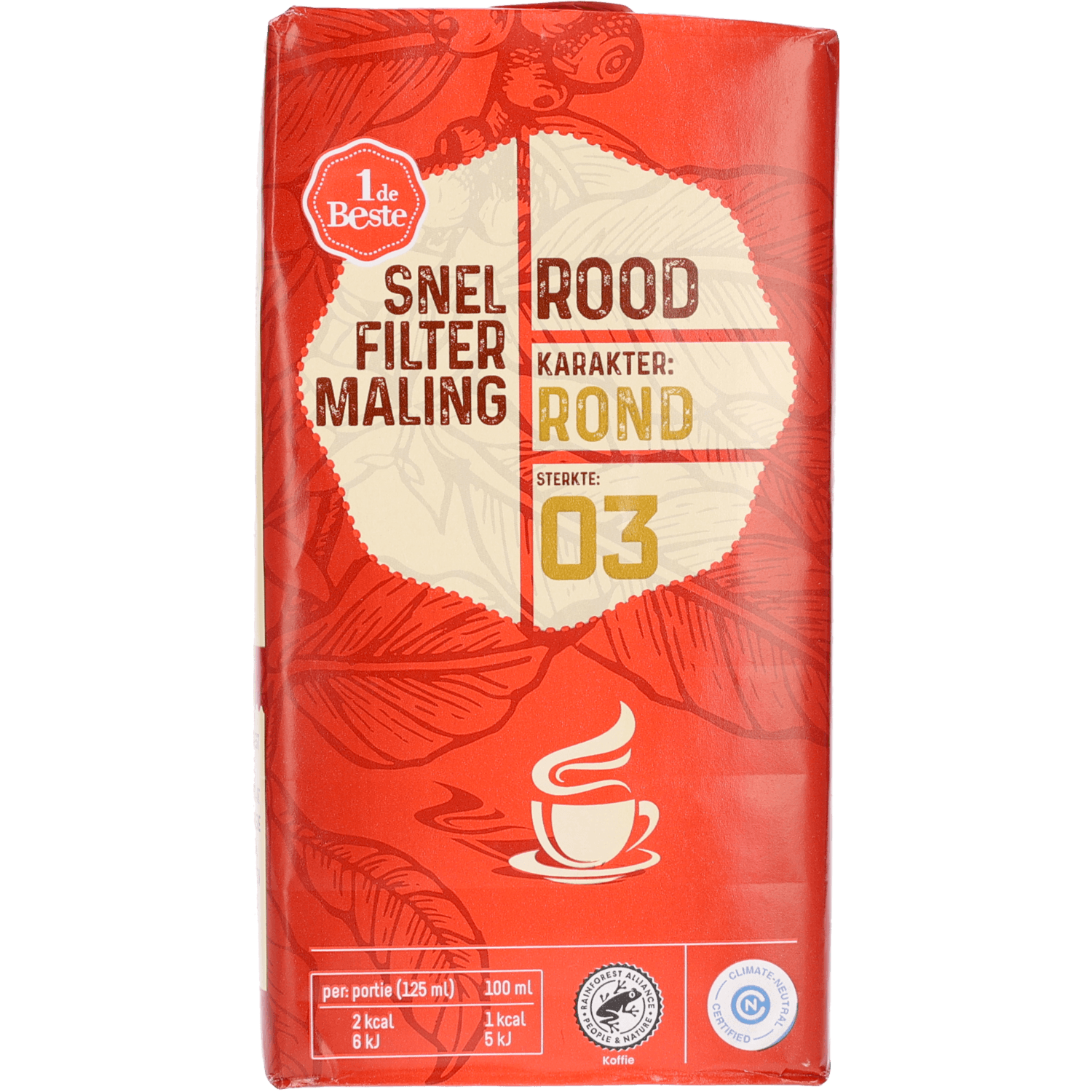 1 De Beste Filterkoffie roodmerk