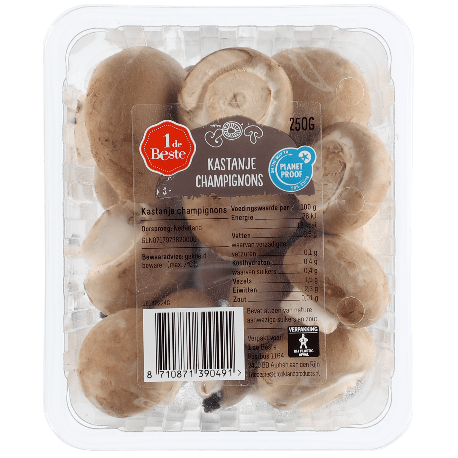 1 De Beste Kastanje champignons