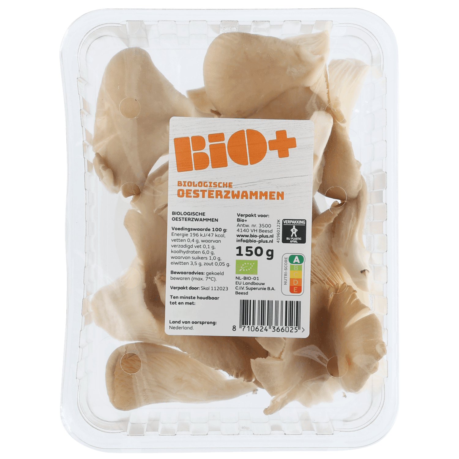 Bio+ Oesterzwammen bio