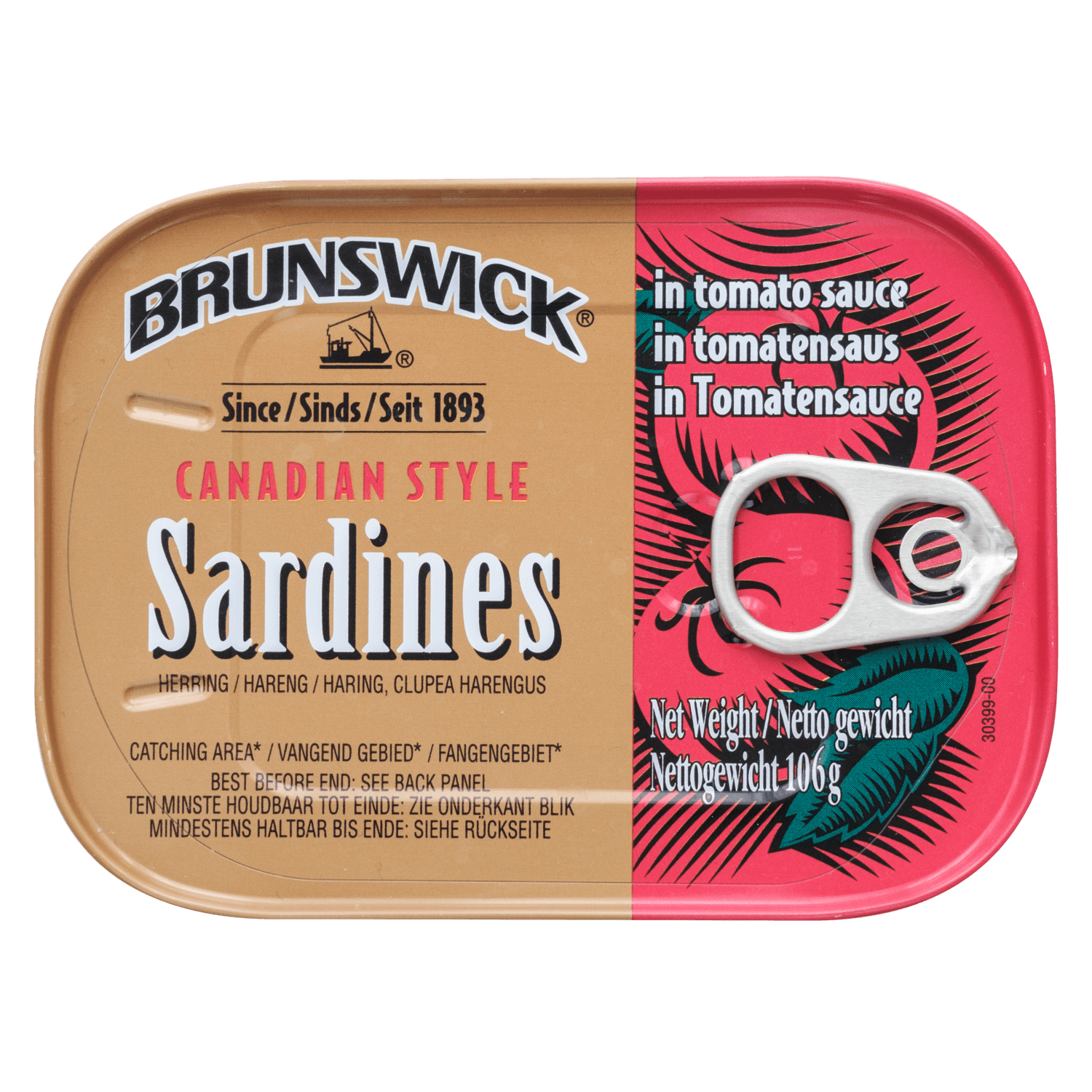 Brunswick Sardines in tomatensaus