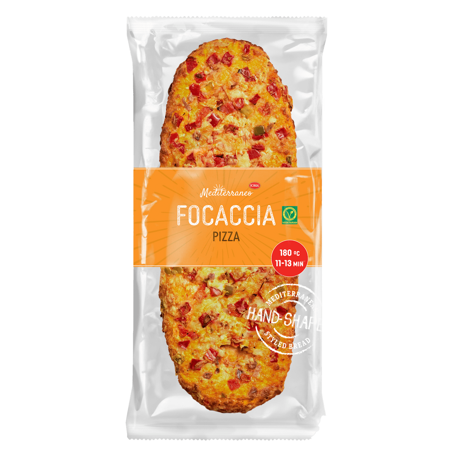Boboli Mediterraneo focaccia pizza
