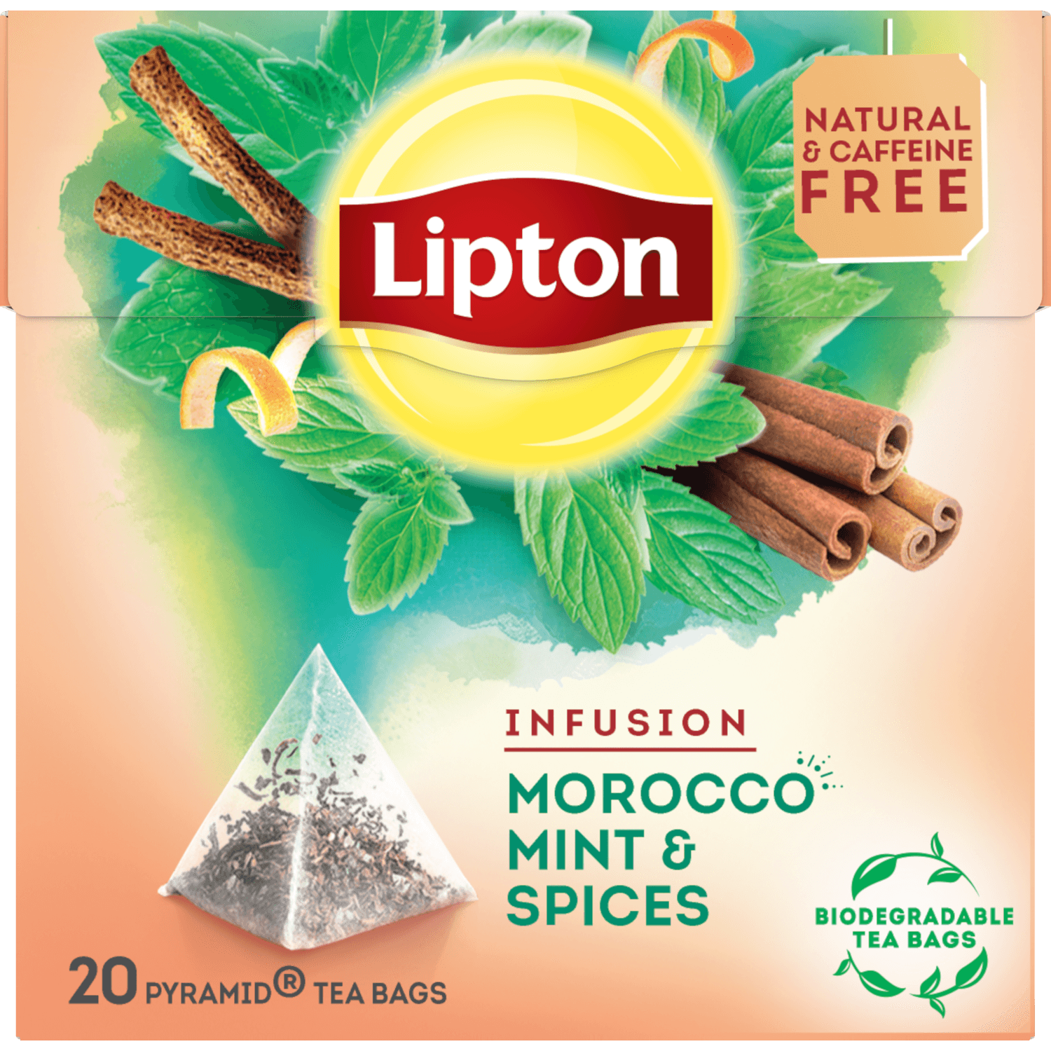 Lipton Kruidenthee morrocco mint 20 zk.