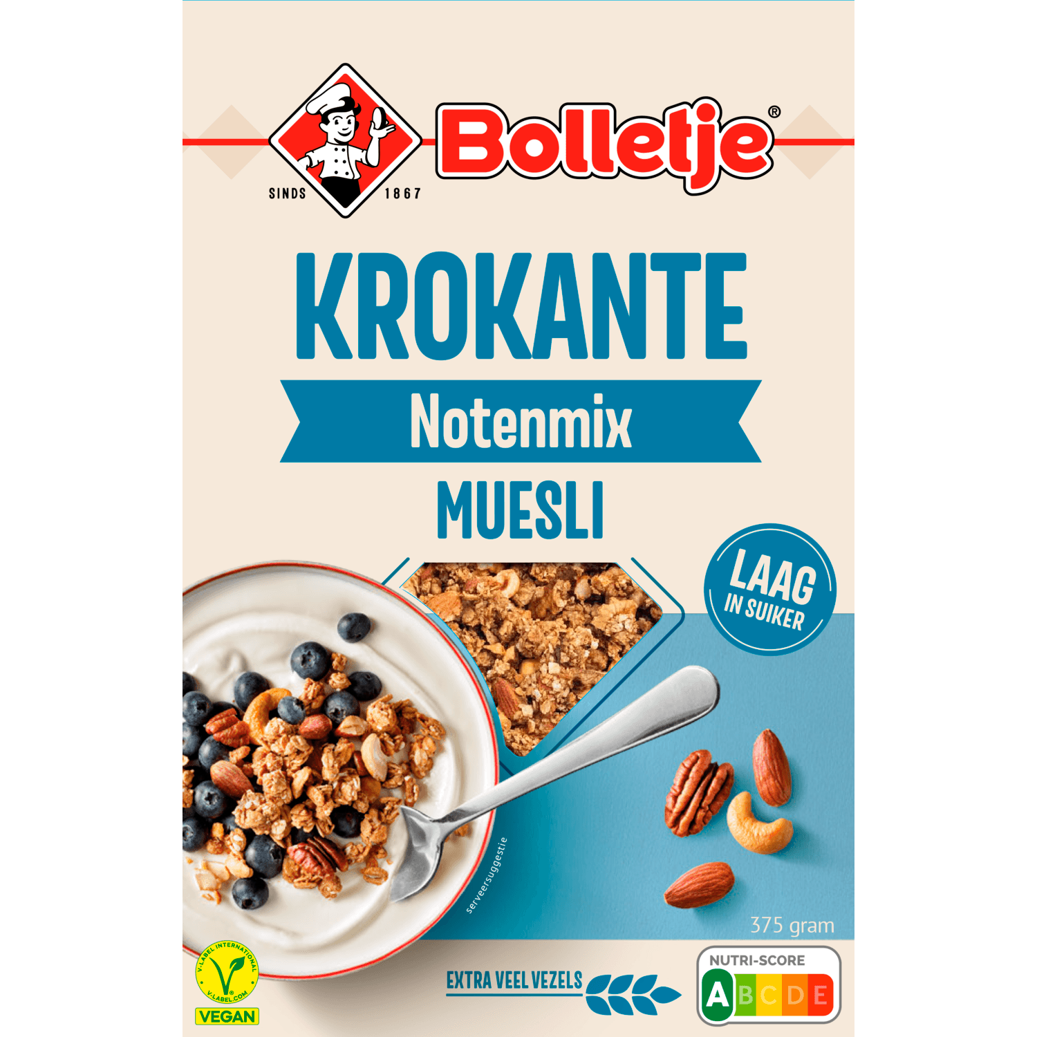 Bolletje Krokante muesli notenmix