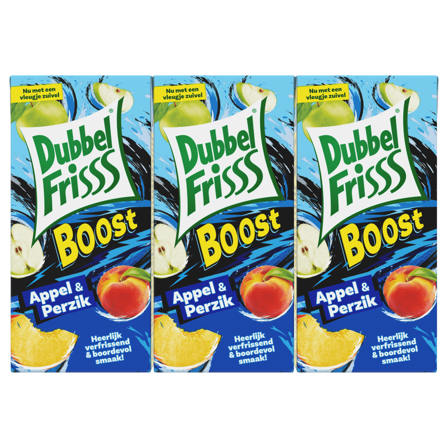 Dubbelfrisss Appel-perzik boost