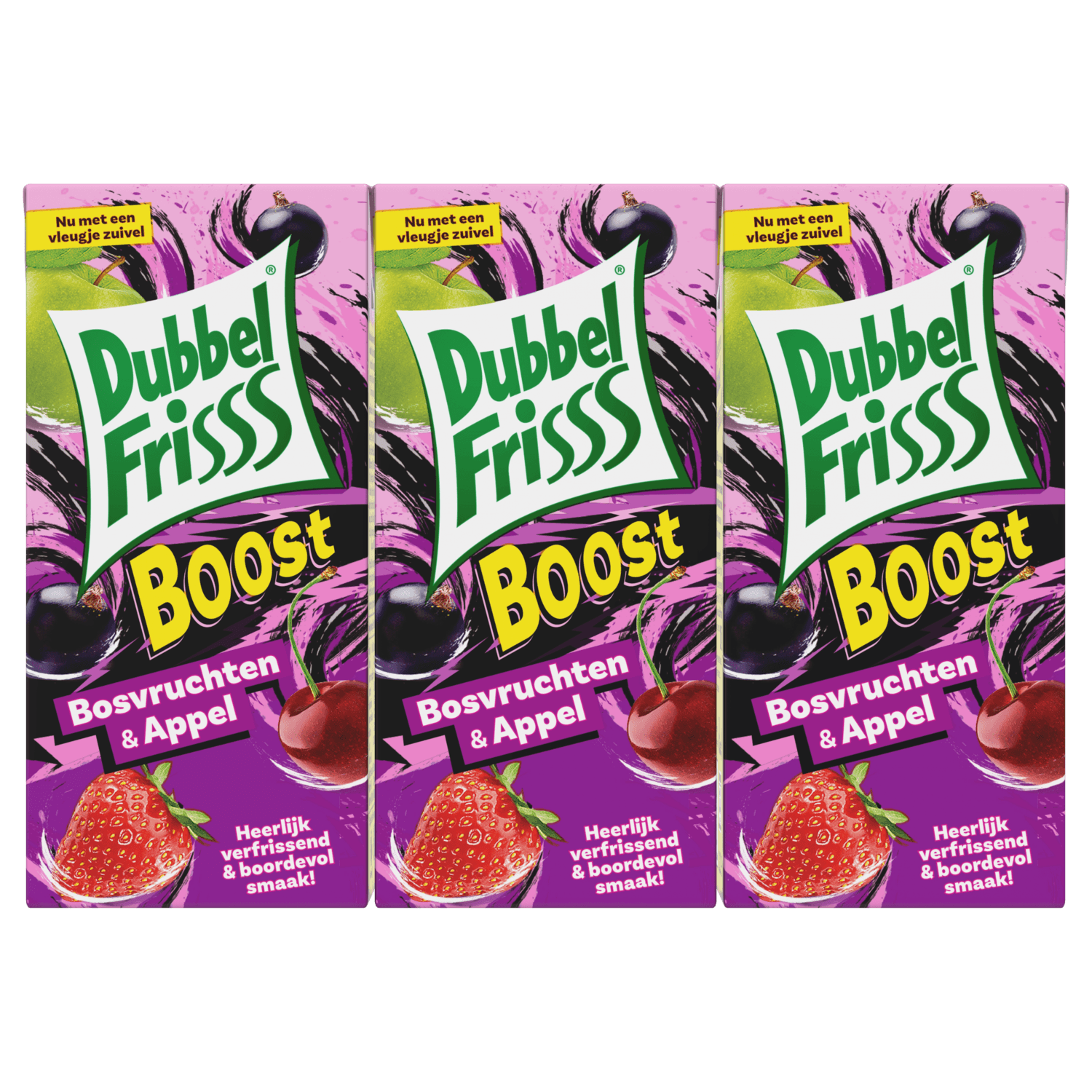 Dubbelfrisss Bosvrucht-appel boost