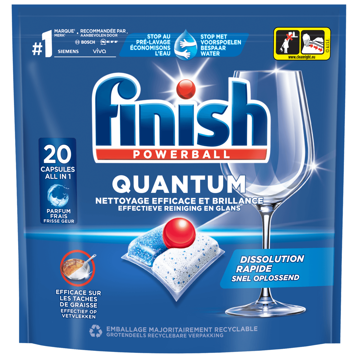 Finish Vaatwastabletten all in 1 quantum regular