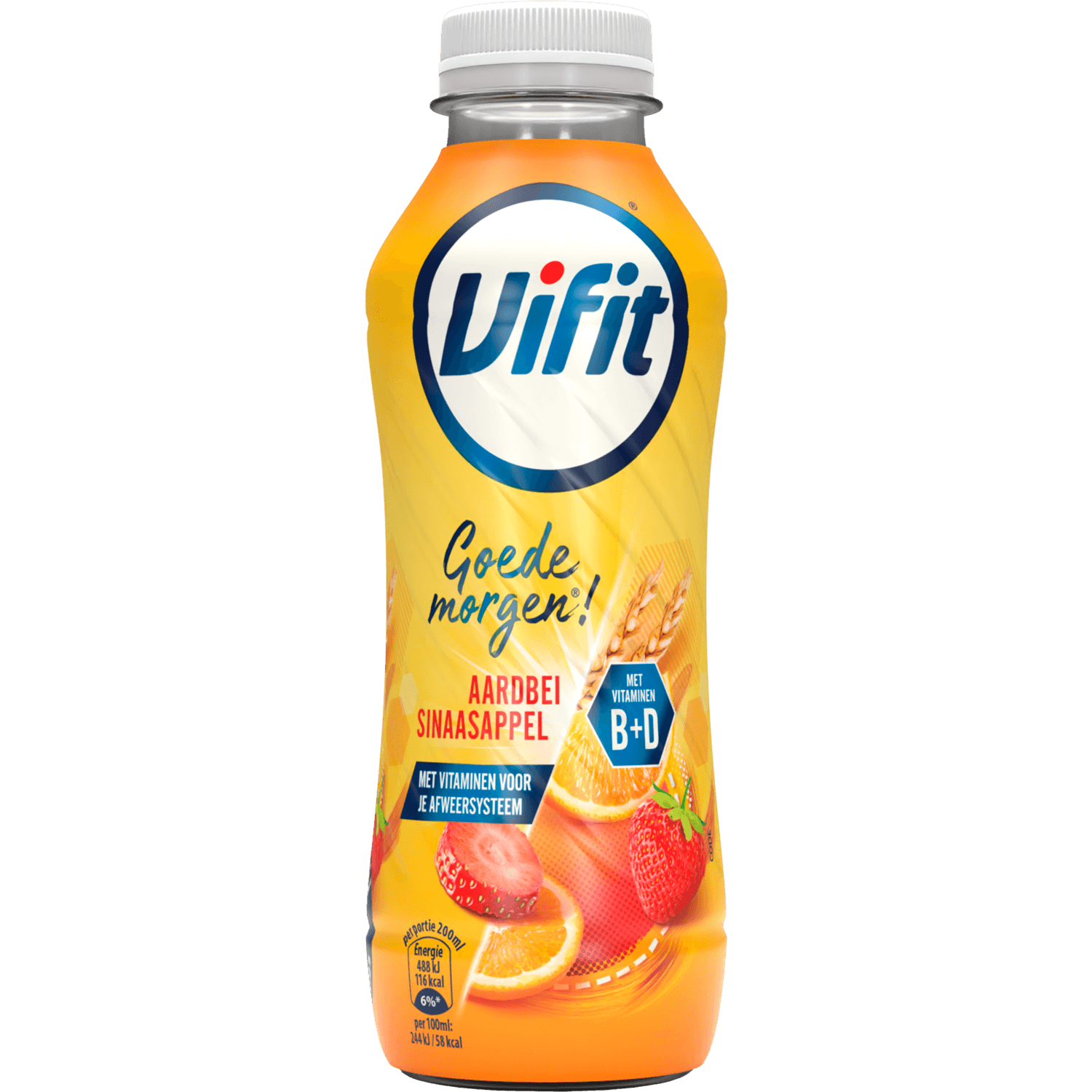 Vifit Goedemorgen aardbei sinaasappel