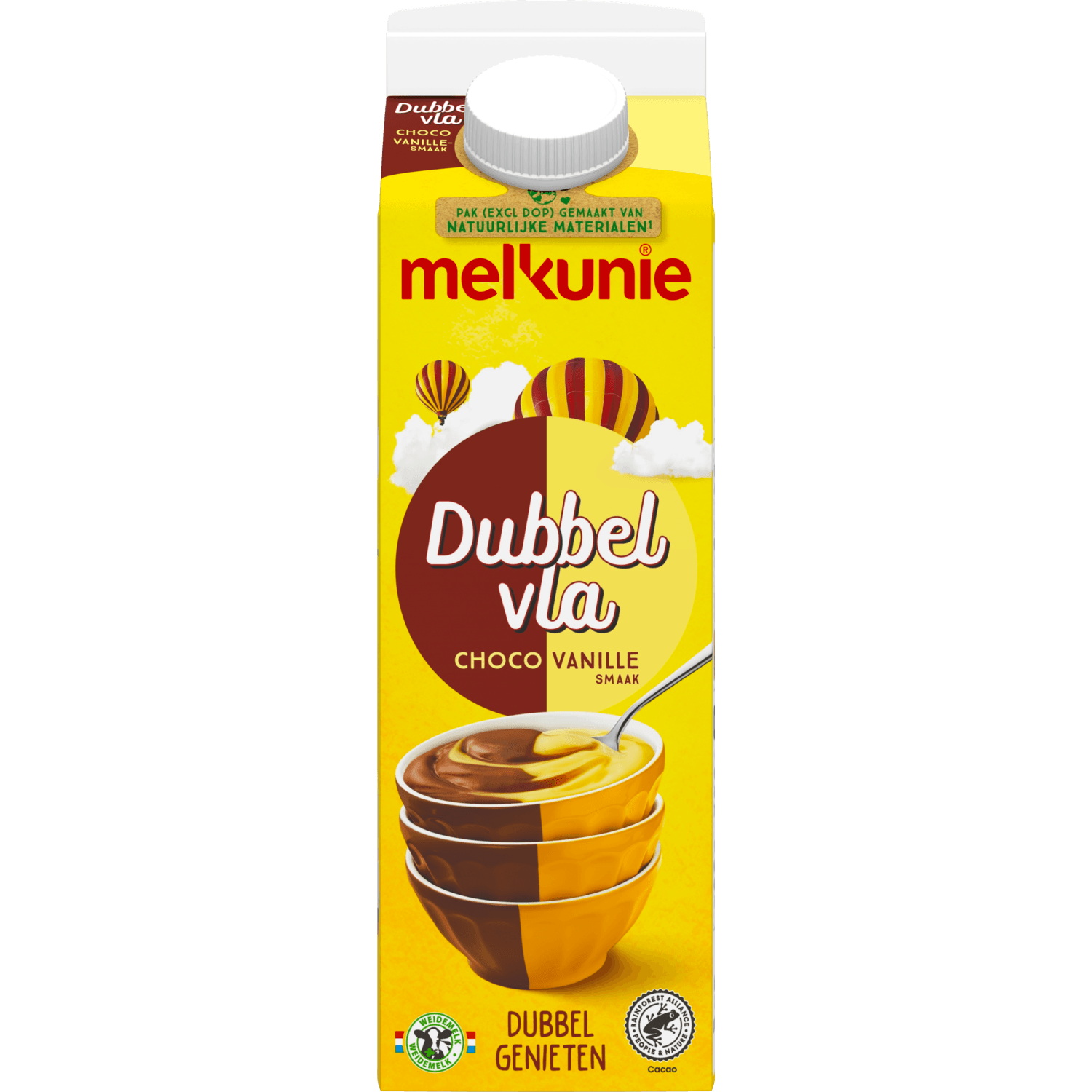 Melkunie Dubbelvla chocolade vanille