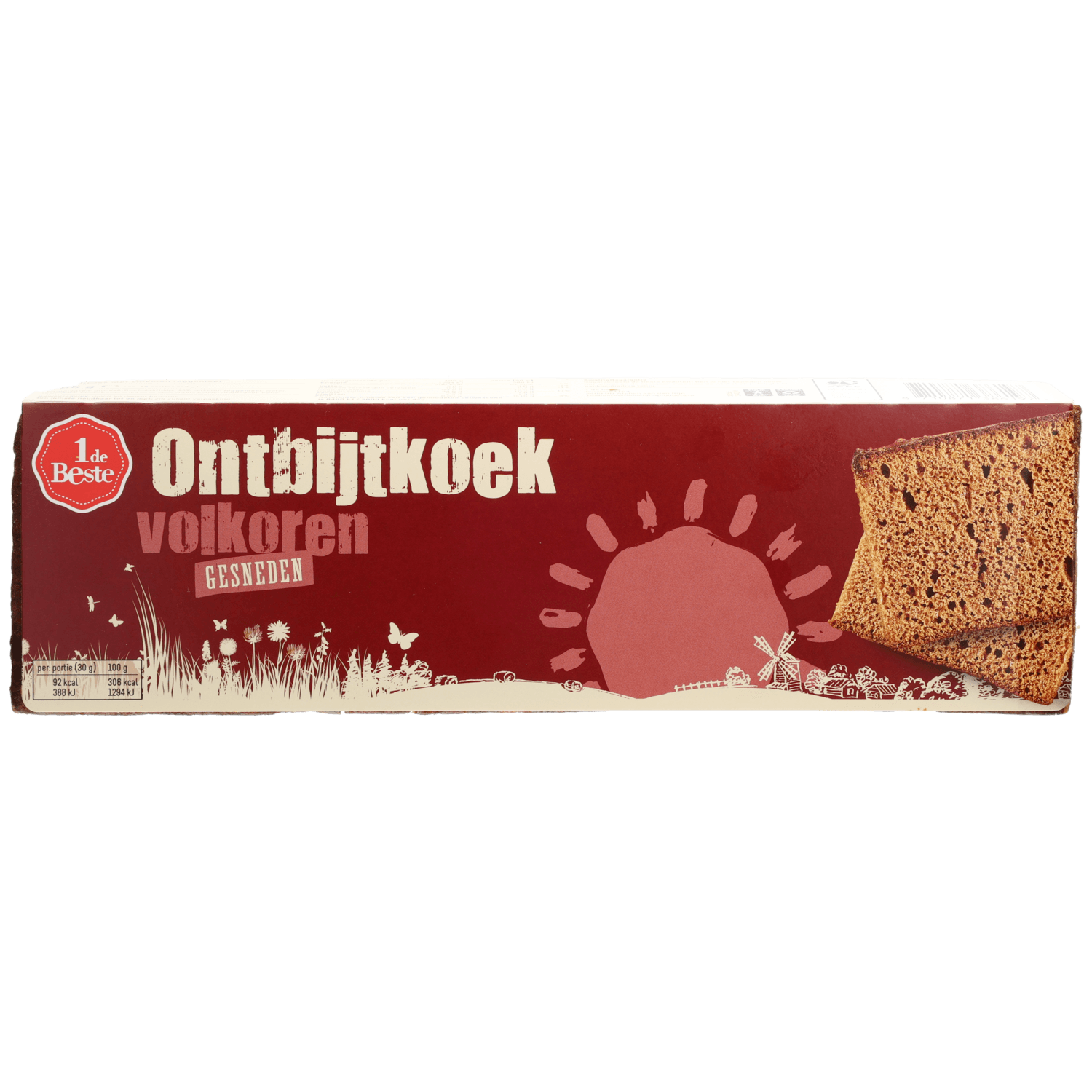 1 De Beste Ontbijtkoek volkoren gesneden