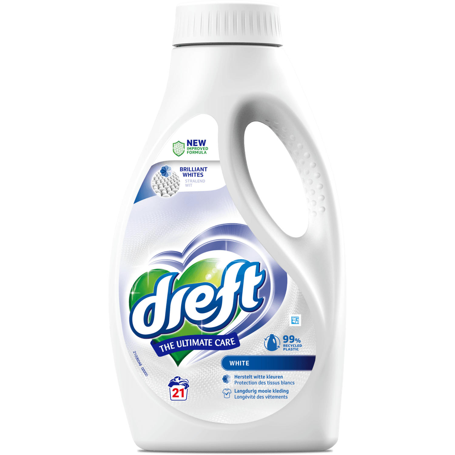 Dreft Vloeibaar wasmiddel care white 21 wasbeurten