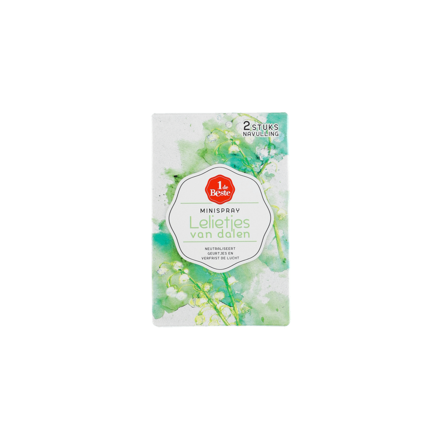 1 De Beste Luchtverfrisser minispray navulling 2 st.