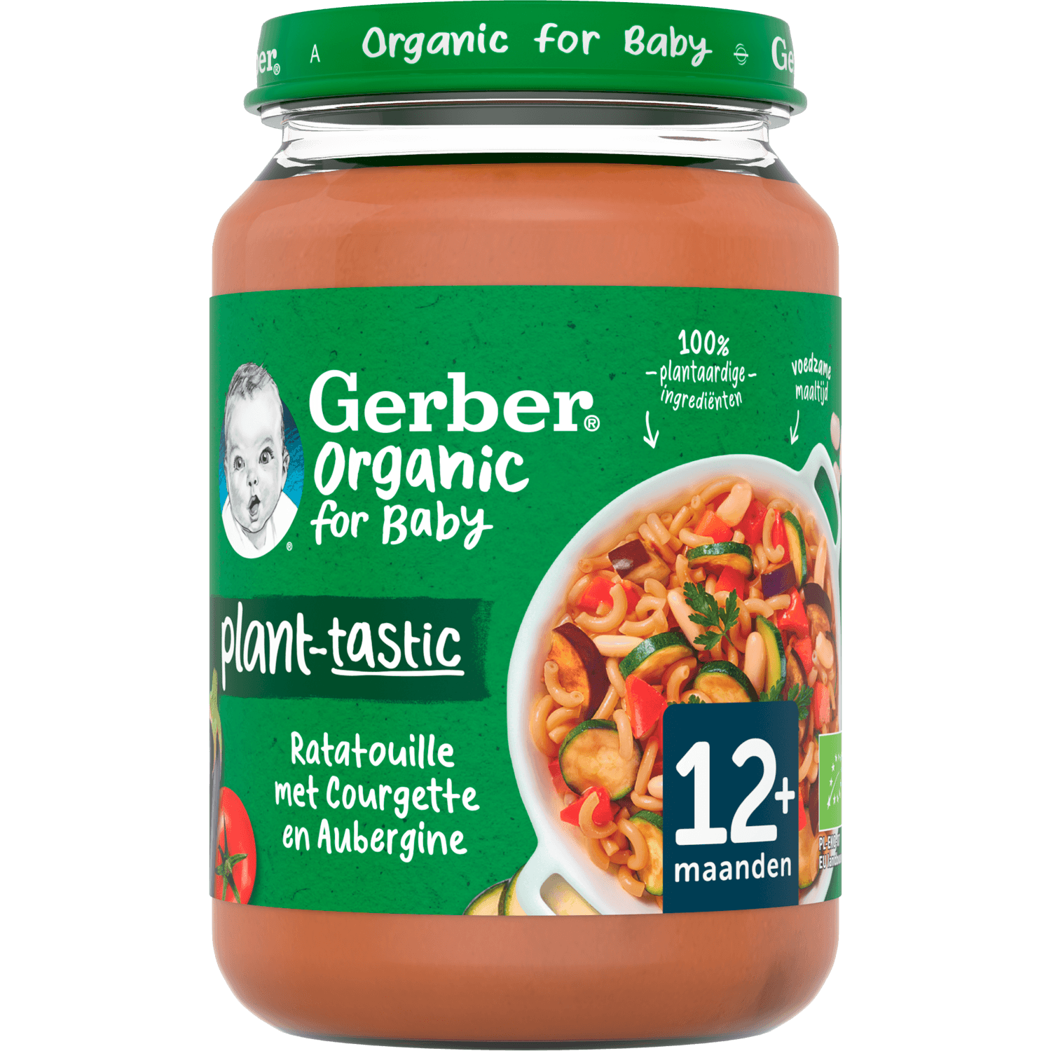 Gerber 12m ratatouille courgette auberg