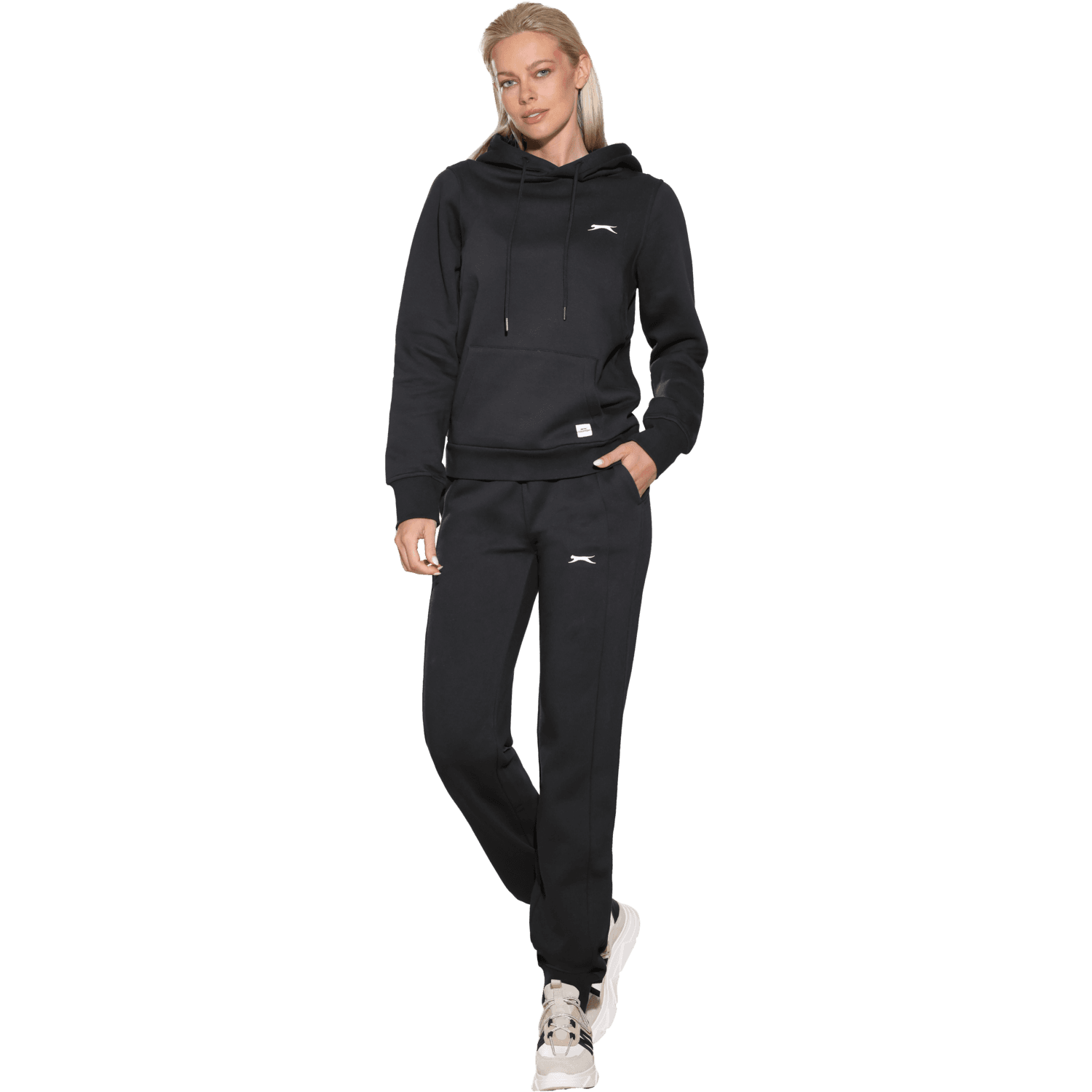 Slazenger dames hoodie zwart