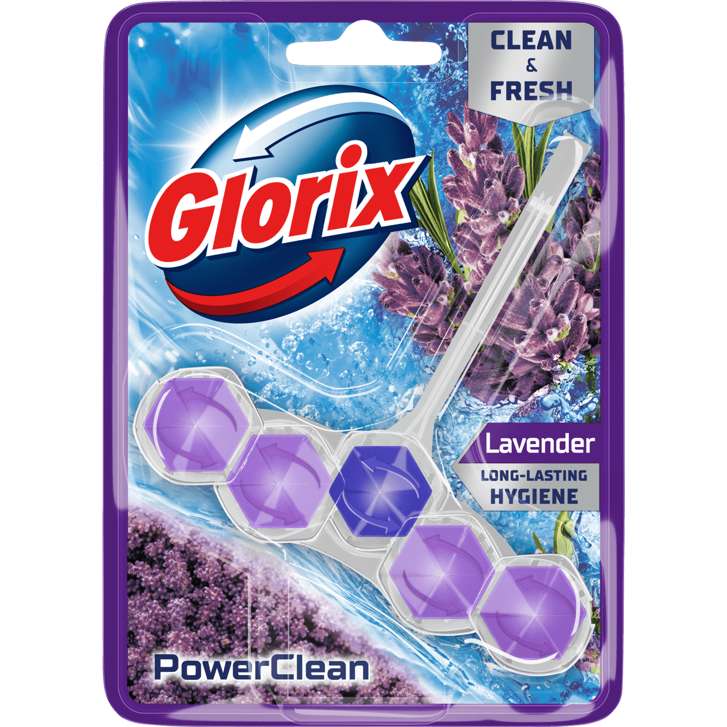 Glorix Toiletblok lavendel