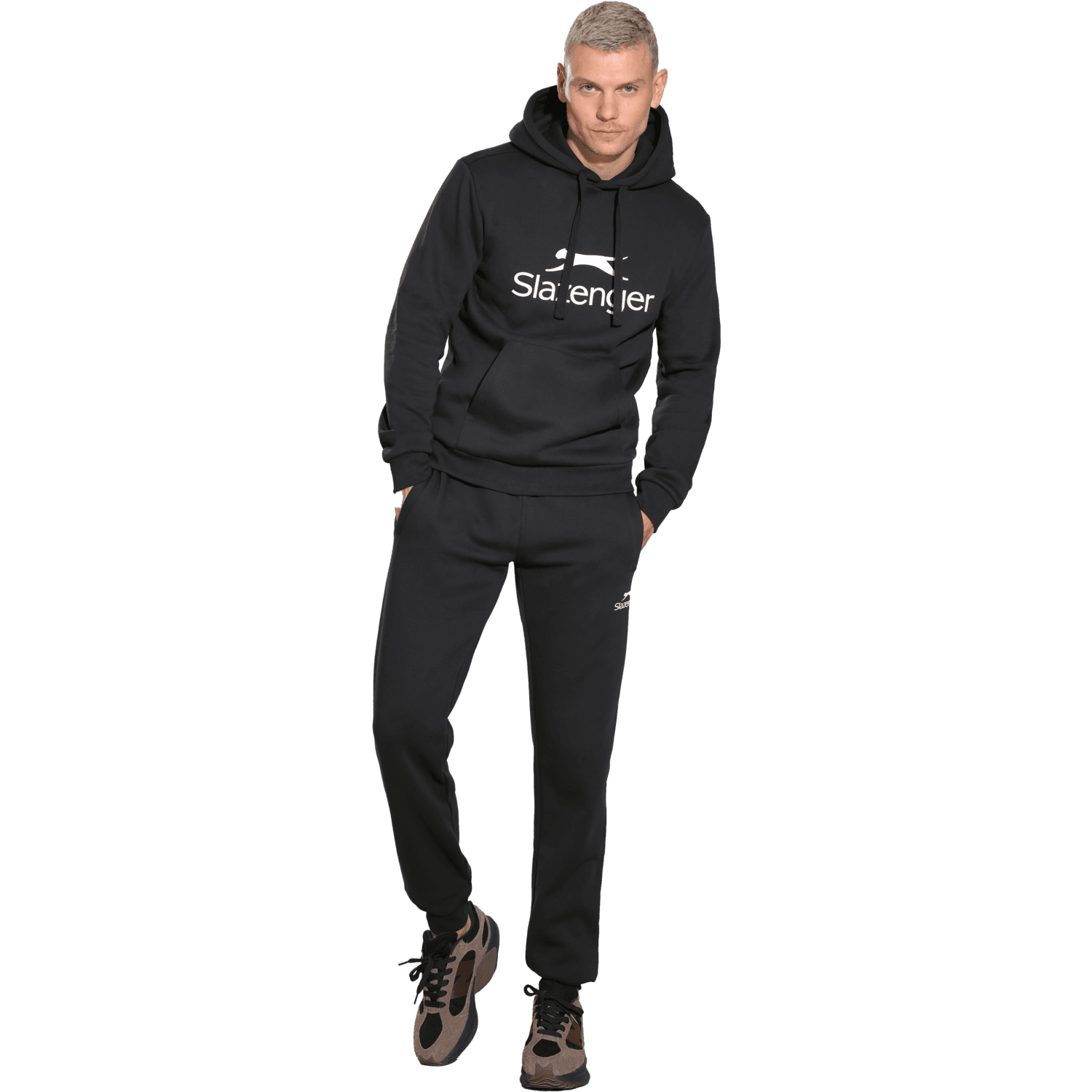 Slazenger Heren joggingbroek zwart