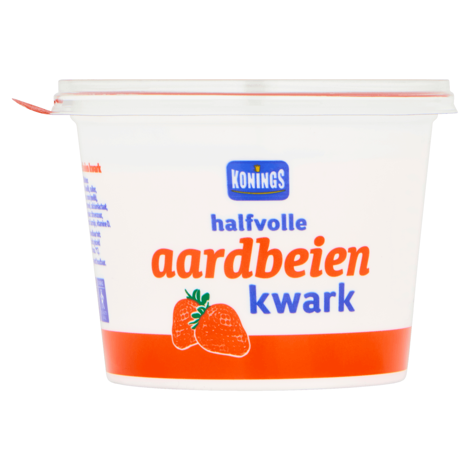 Konings Halfvolle aardbeien kwark