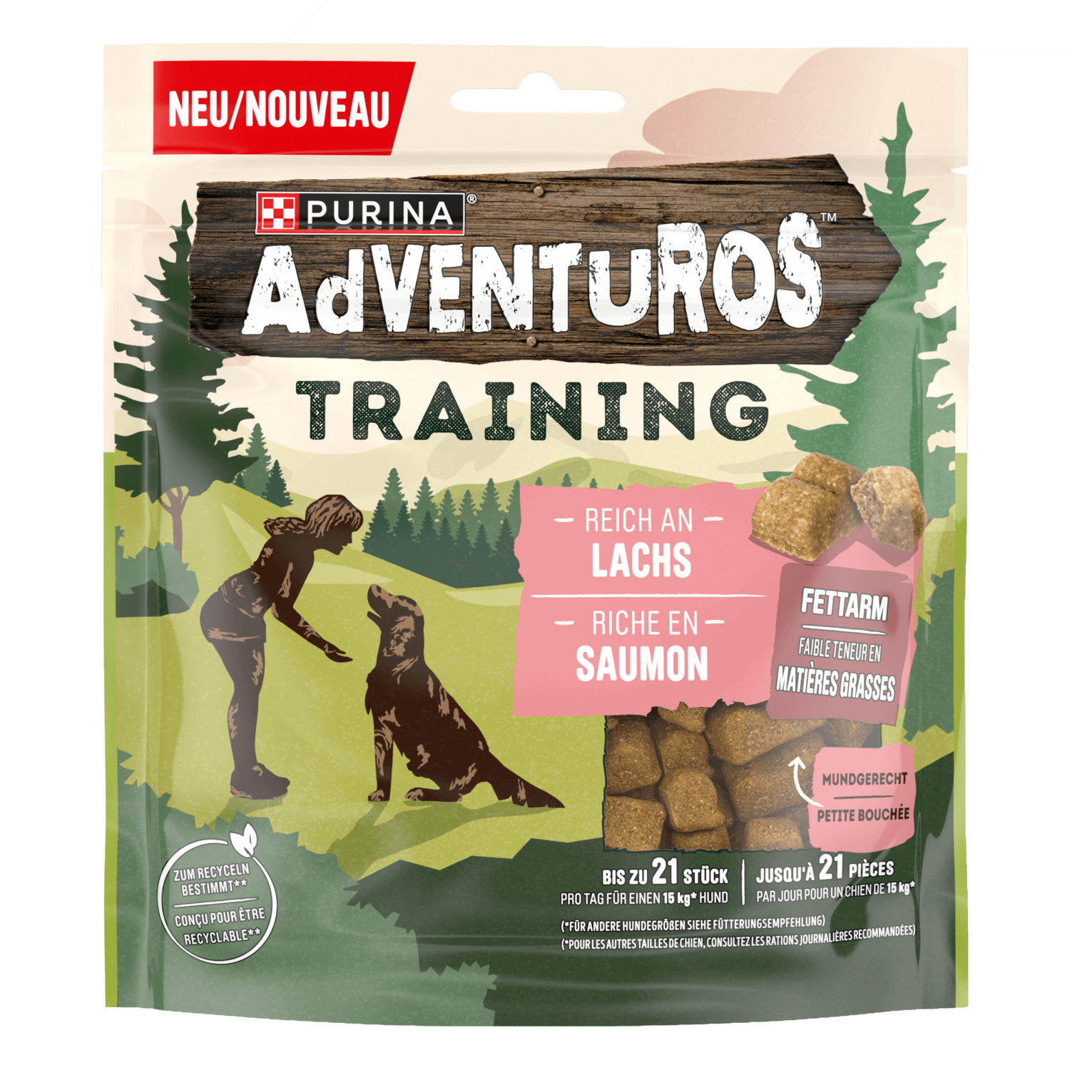 Adventuros Training snack rijk aan zalm