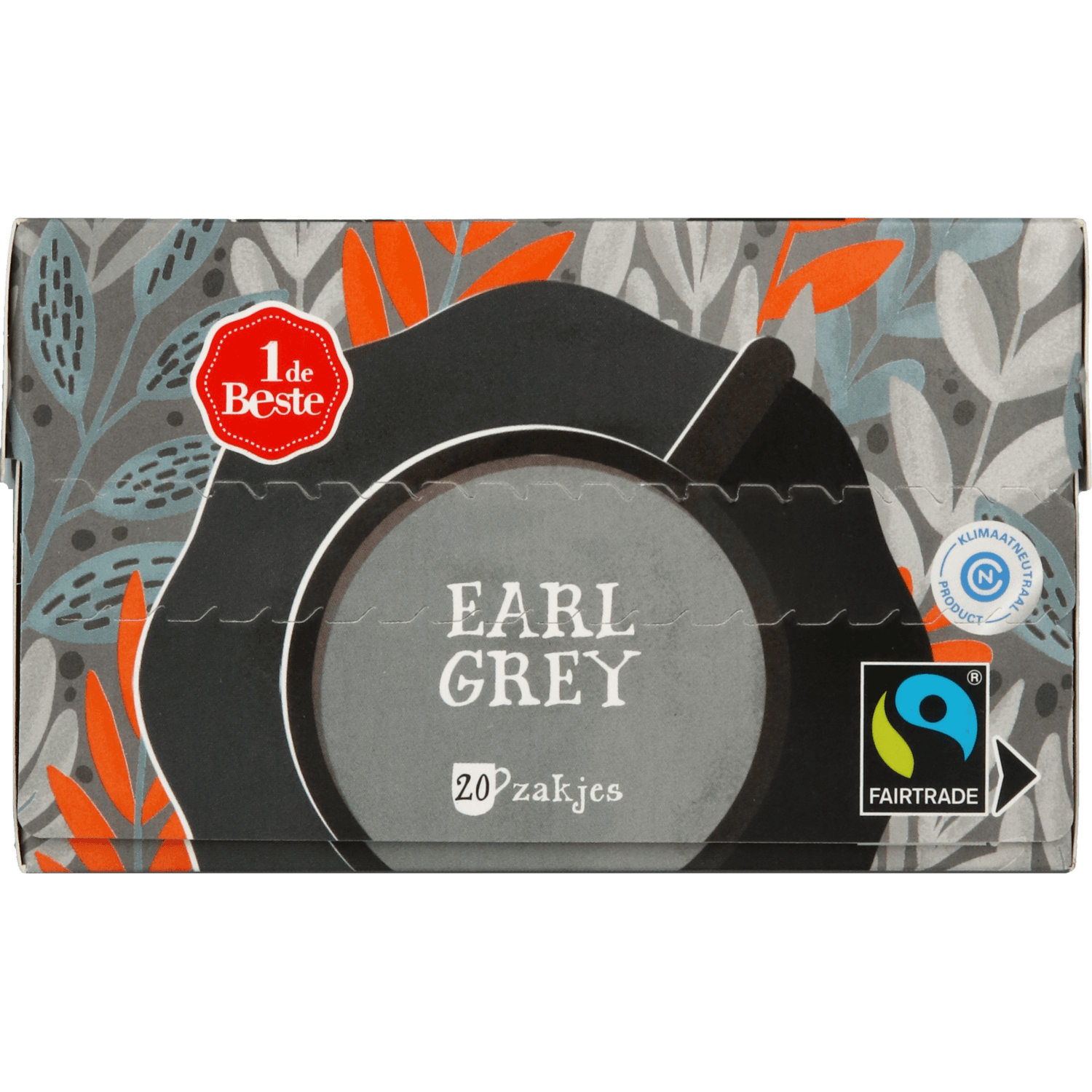 1 De Beste Zwarte thee earl grey kop 20 zakjes
